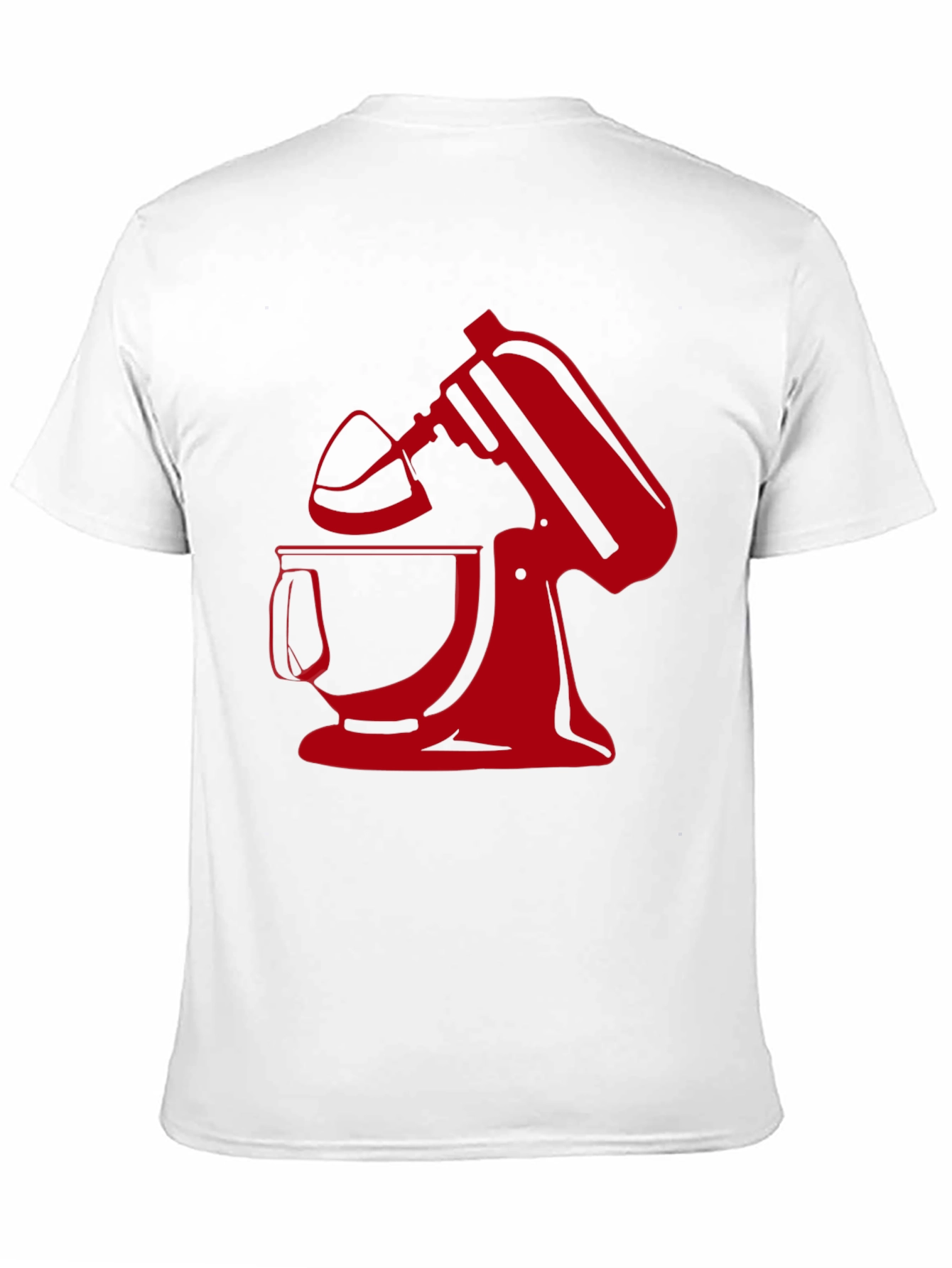 Black Red Mixer Graphic T-Shirt - Baking Enthusiast Apparel view 11