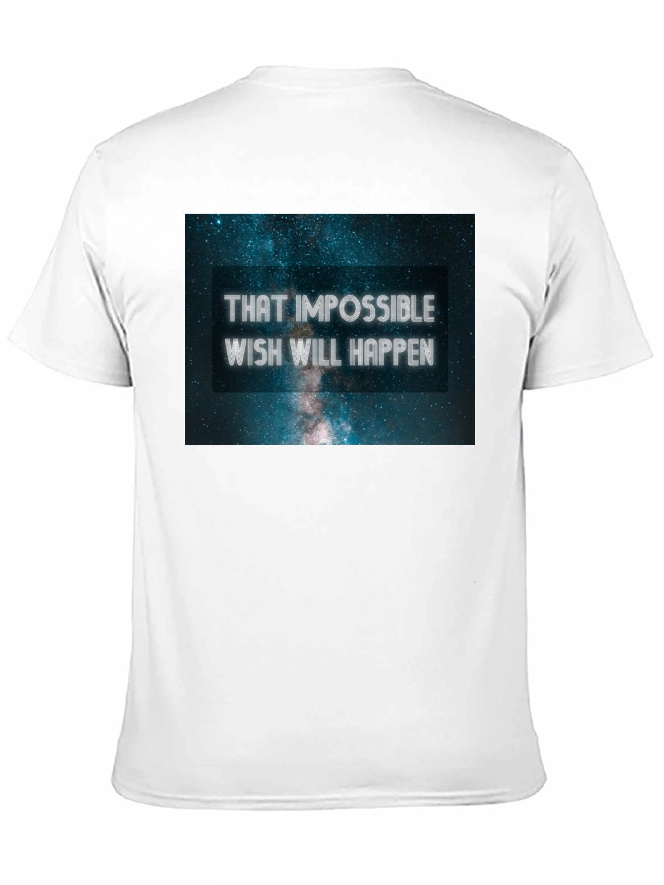 Black Impossible Wish Tee - Galaxy Dream view 11