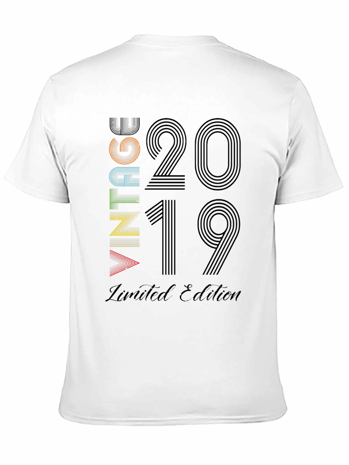 Black Vintage 2019 Limited Edition Black T-Shirt view 11