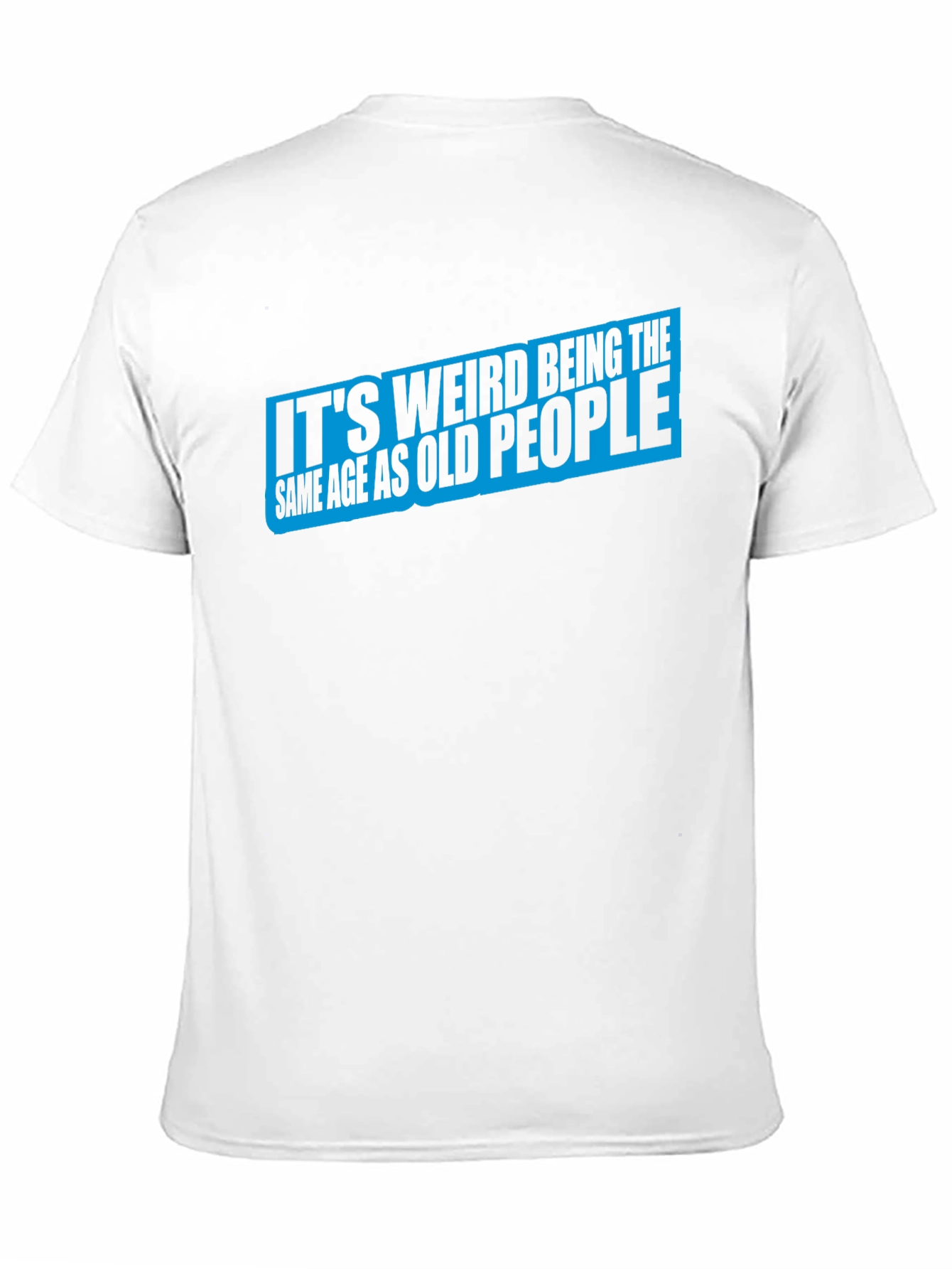 Black It's Weird Being the Same Age T-Shirt view 11