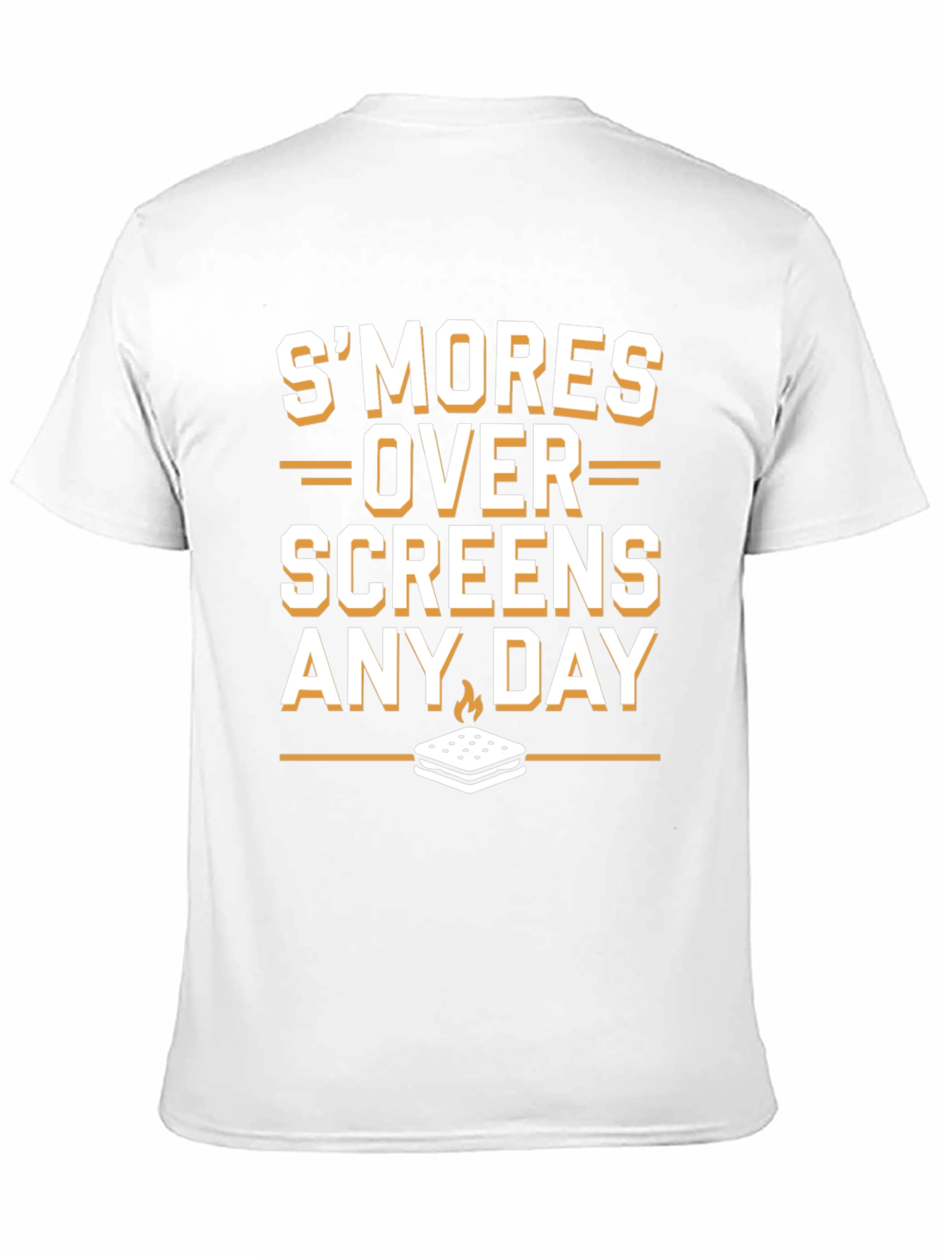Black S'mores Over Screens Graphic T-Shirt view 11