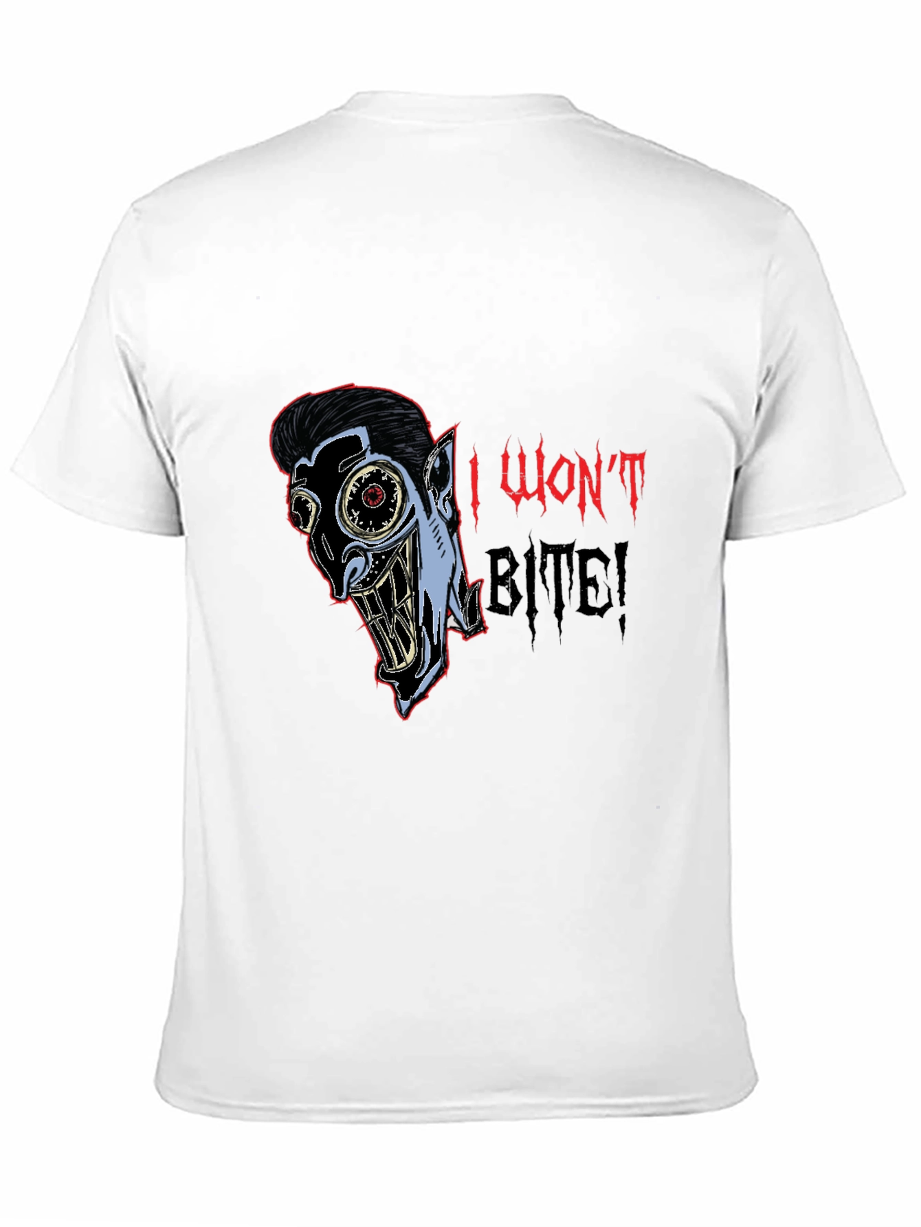 Black I Won't Bite Graphic Tee view 11
