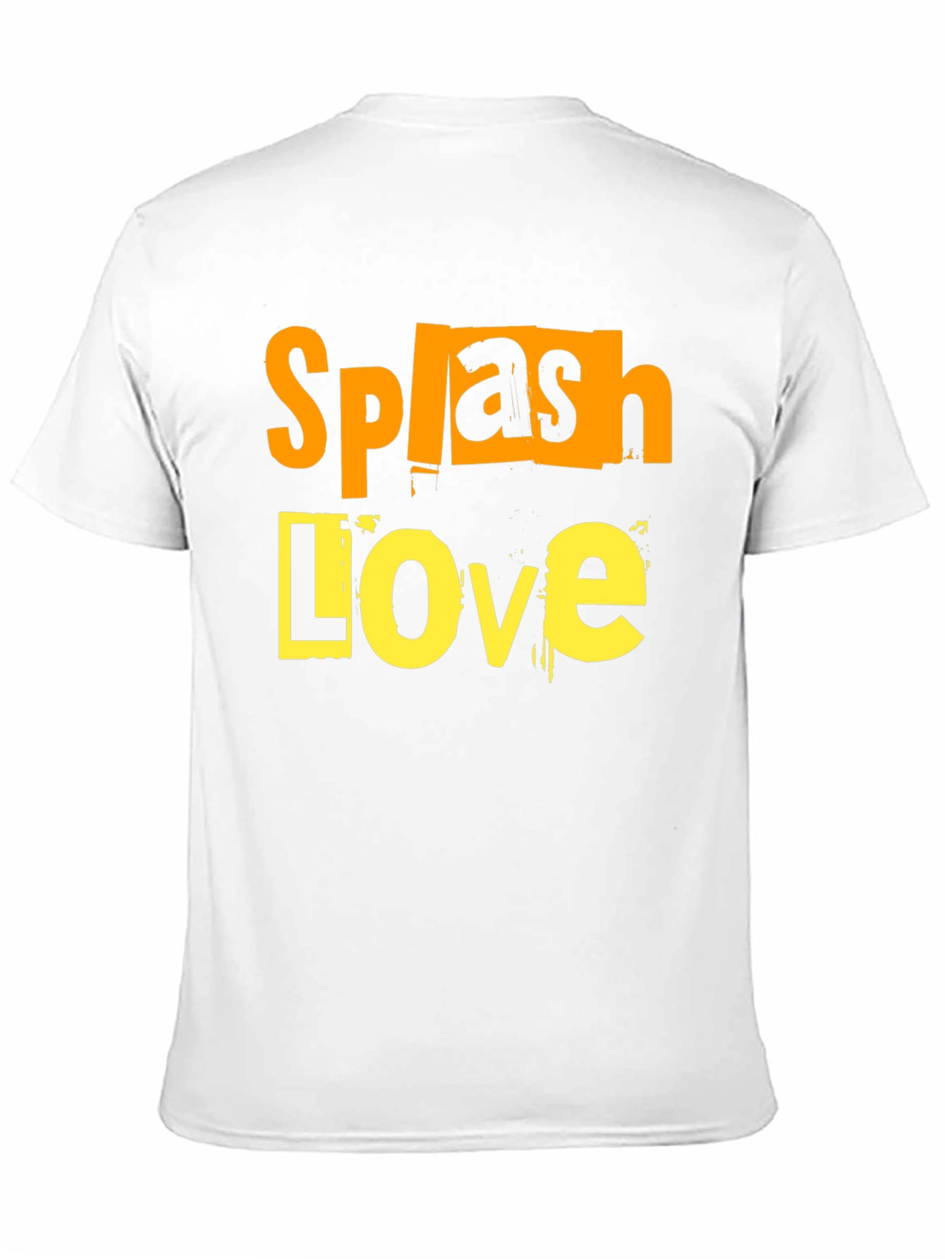 Black Splash Love Graphic Tee - Black Cotton Blend view 11