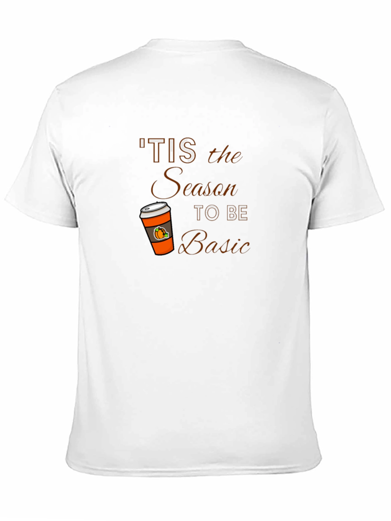 Black 'Tis the Season to be Basic' Black T-Shirt view 11