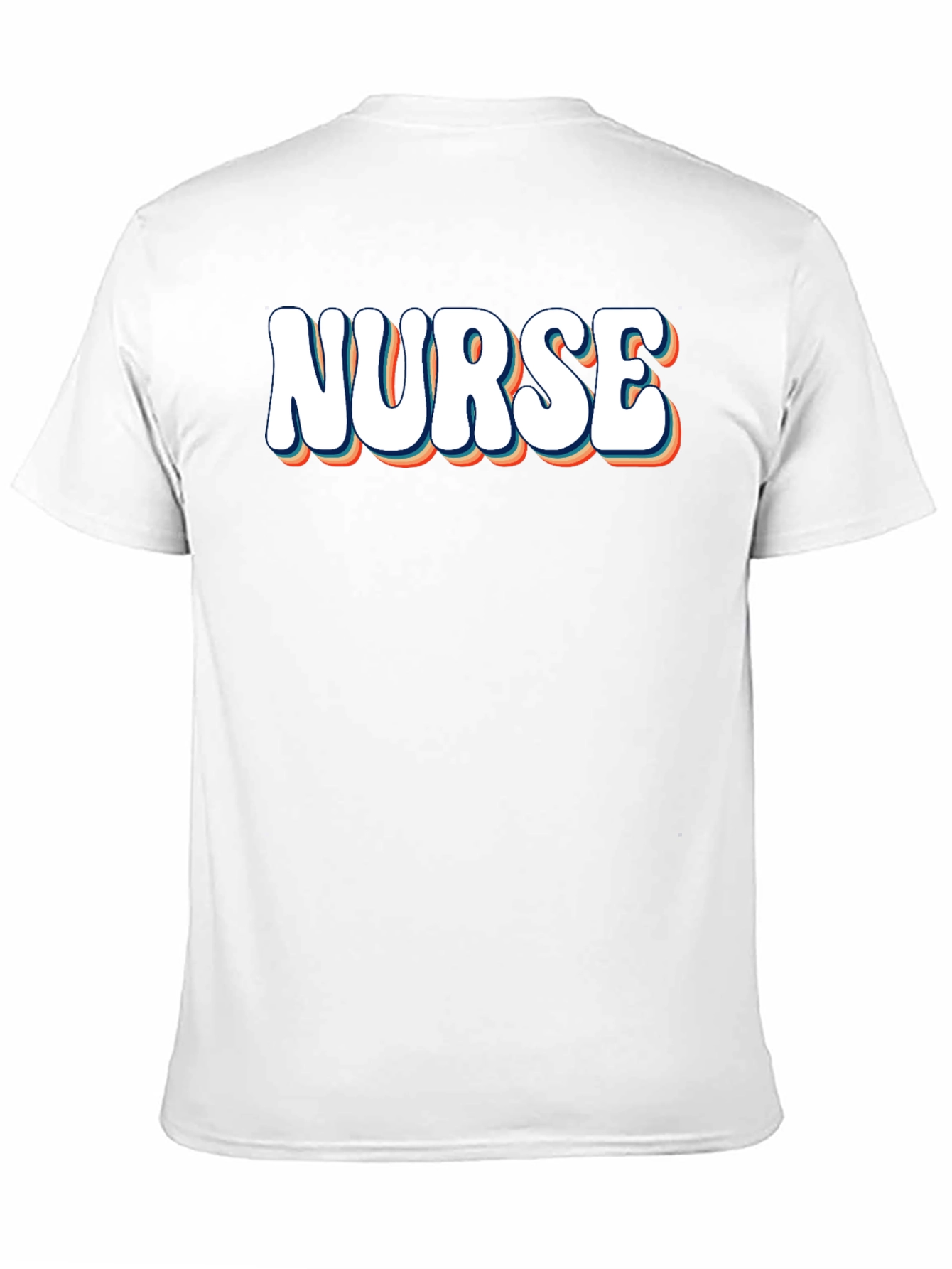 Black Retro Nurse T-Shirt - Comfortable Tee view 11