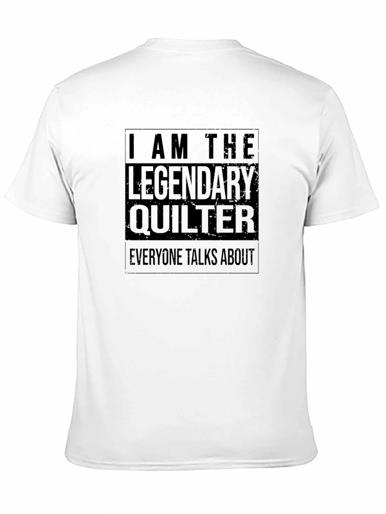 Black Legendary Quilter T-Shirt - Funny Crafting Tee view 11