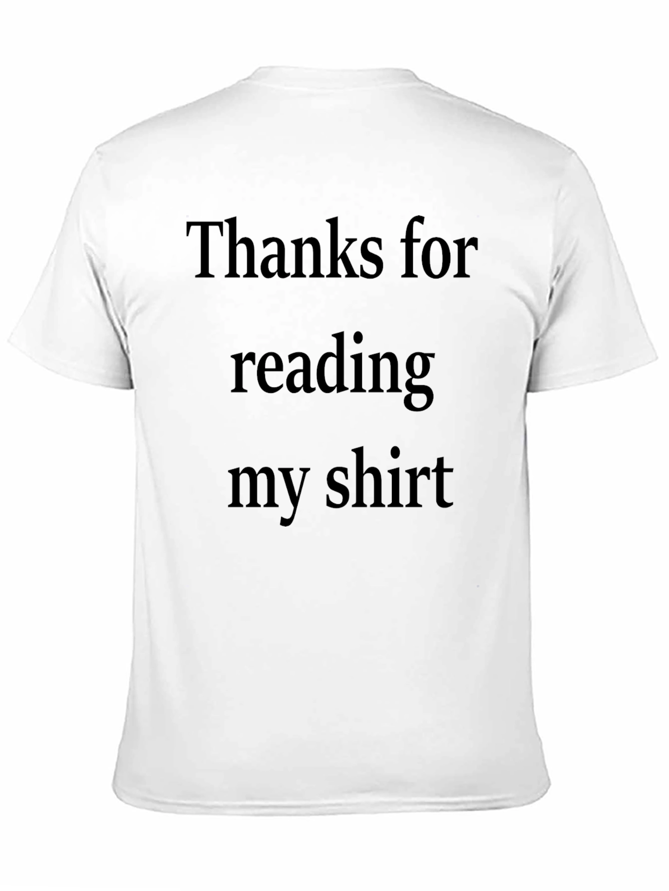 Black Thanks For Reading My Shirt - Novelty T-Shirt view 11