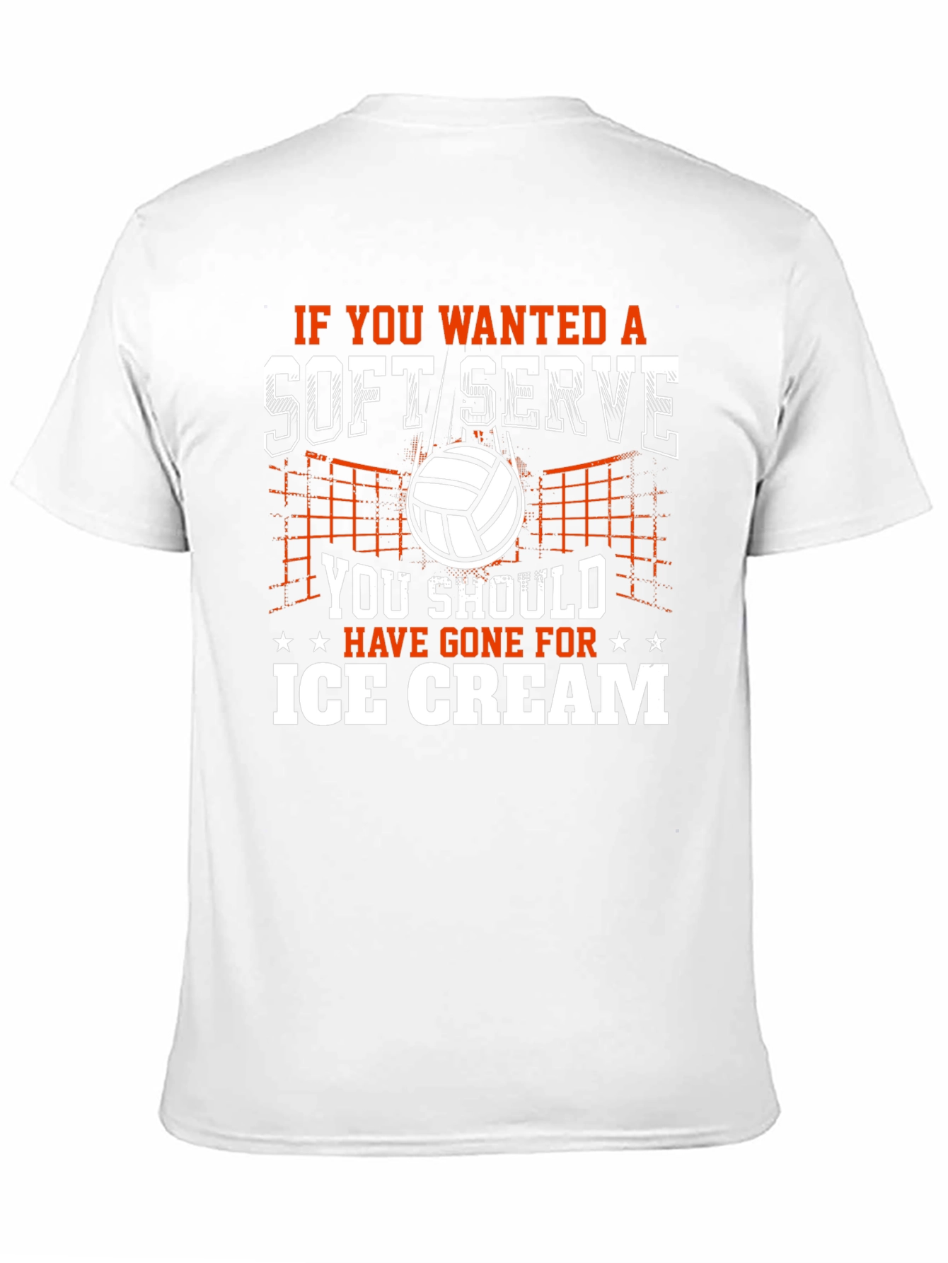 Black Soft Serve Volleyball Graphic T-Shirt view 11