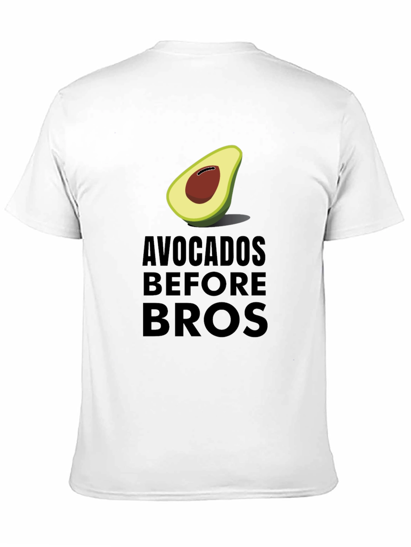 Black Avocados Before Bros Funny Graphic Tee view 11