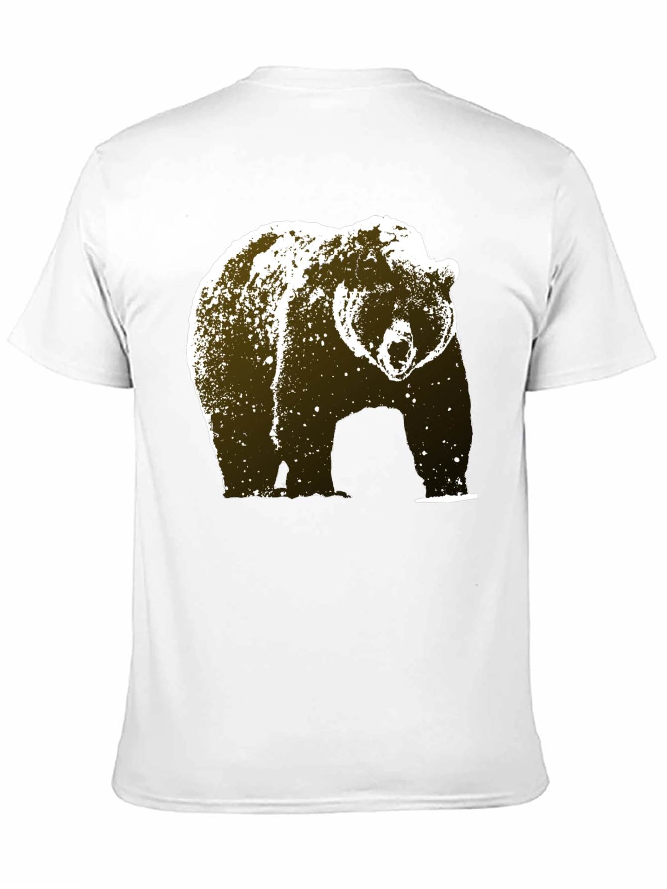 Black Bear Graphic Tee - Black Cotton Blend view 11