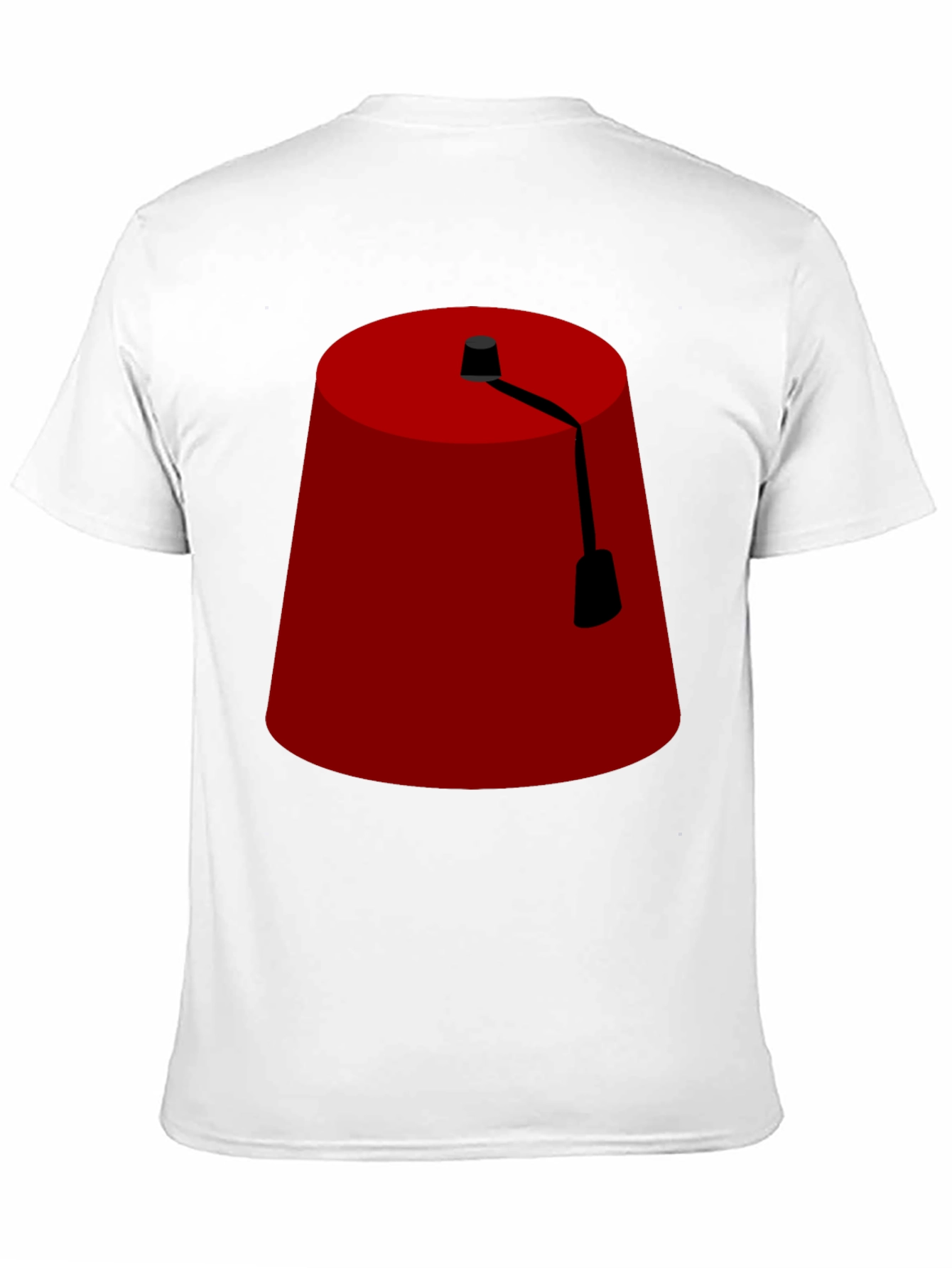 Black Fun Fez T-Shirt - Novelty Hat Graphic Tee view 11