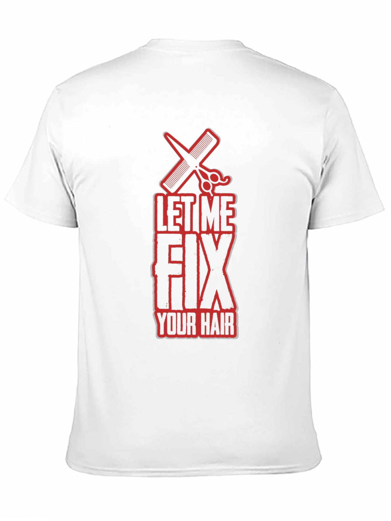 Black Let Me Fix Your Hair Graphic T-Shirt view 11
