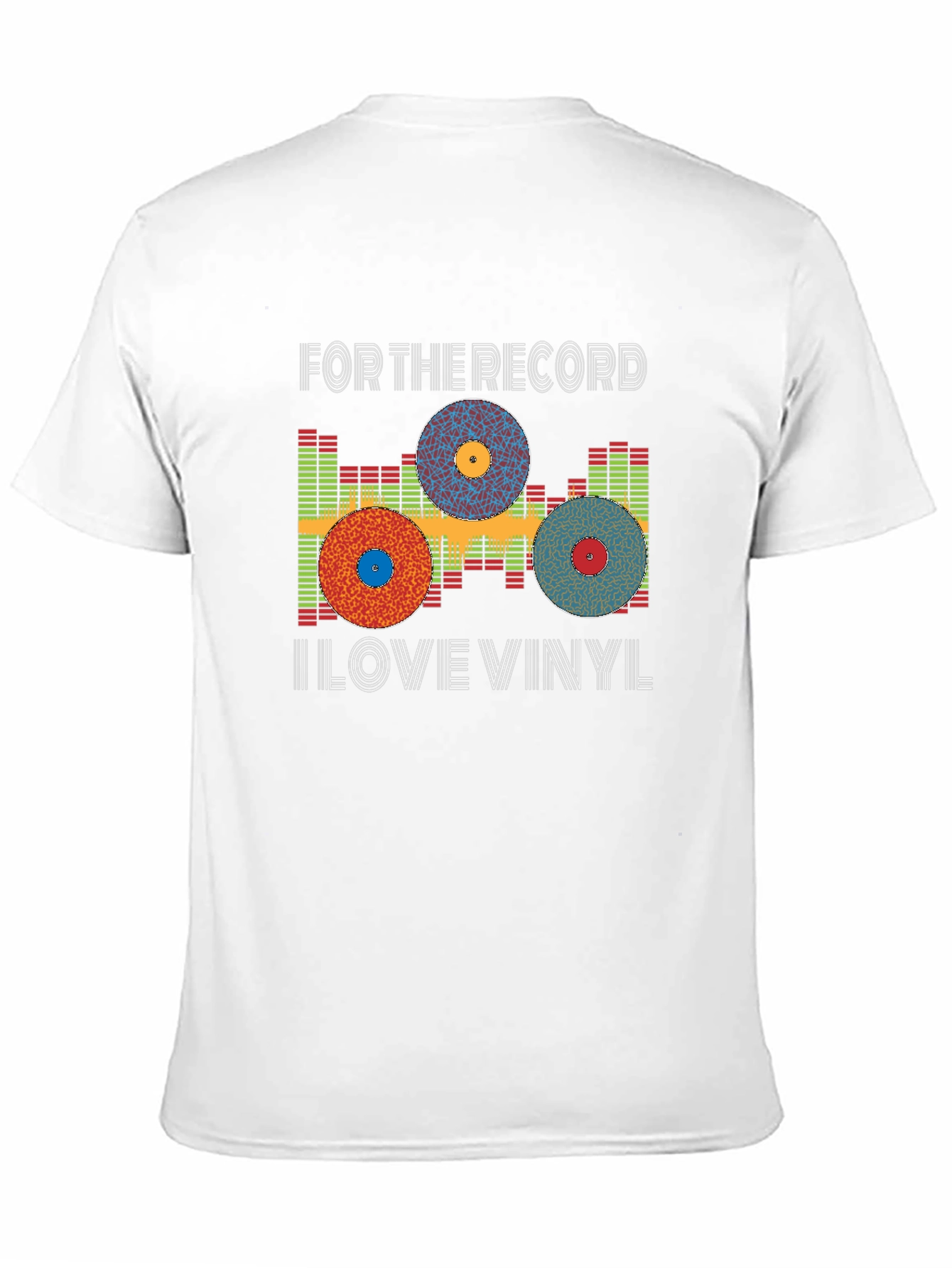 Black For the Record I Love Vinyl Graphic Tee view 11
