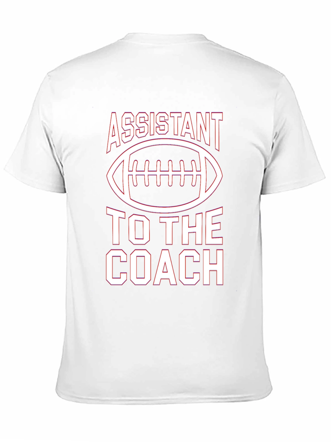 Black Assistant to the Coach Football Graphic Tee view 11
