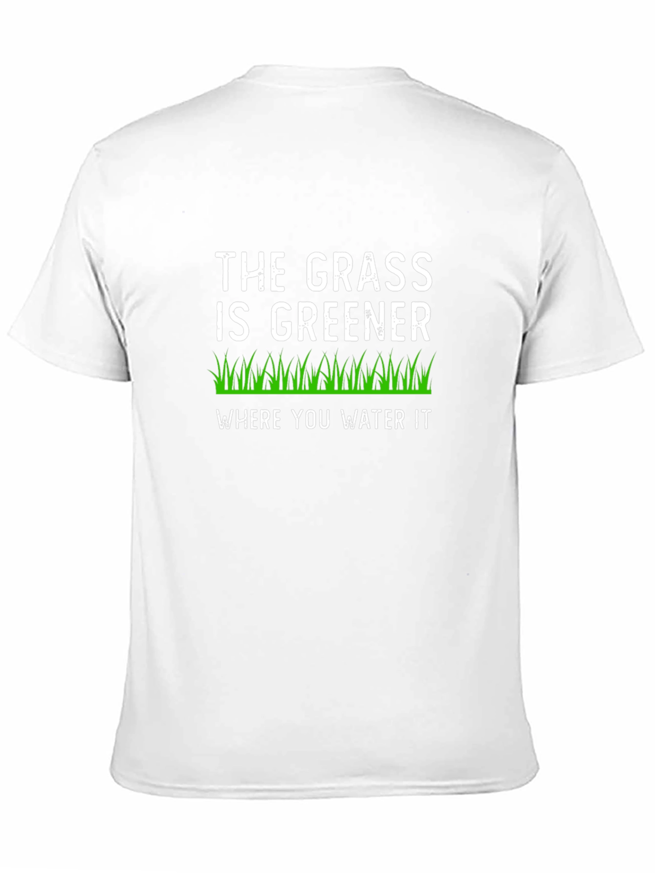 Black The Grass is Greener T-Shirt view 11