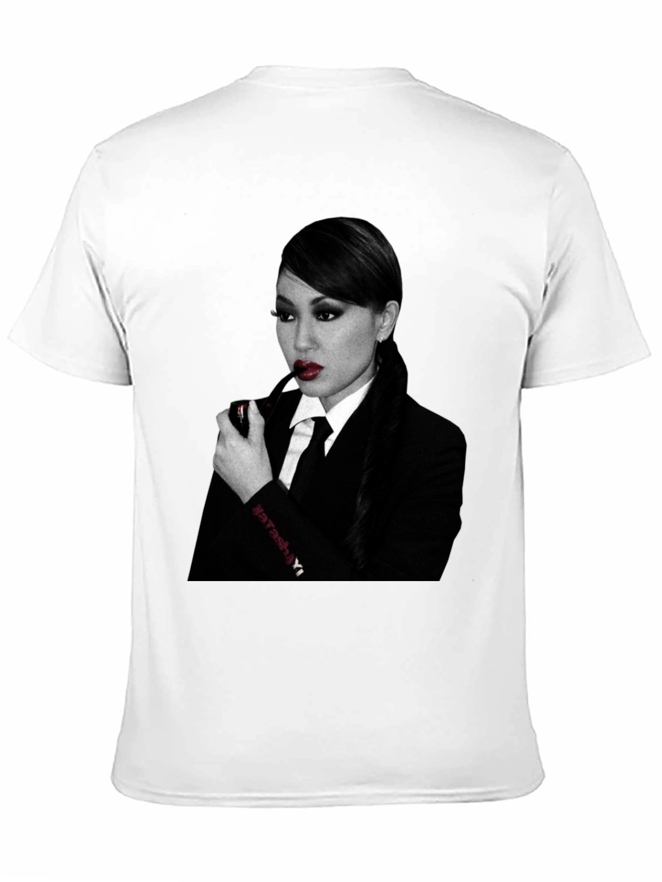 Black Natasha Yi Smoking Pipe Graphic Tee view 11