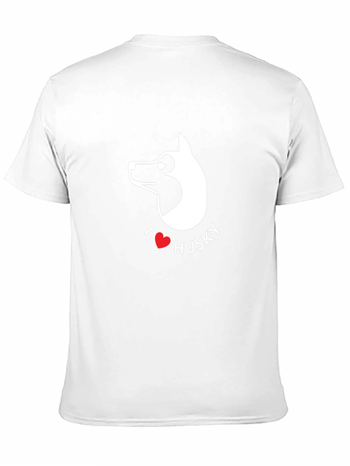 Black I Love Husky T-Shirt - Dog Lover Tee view 11