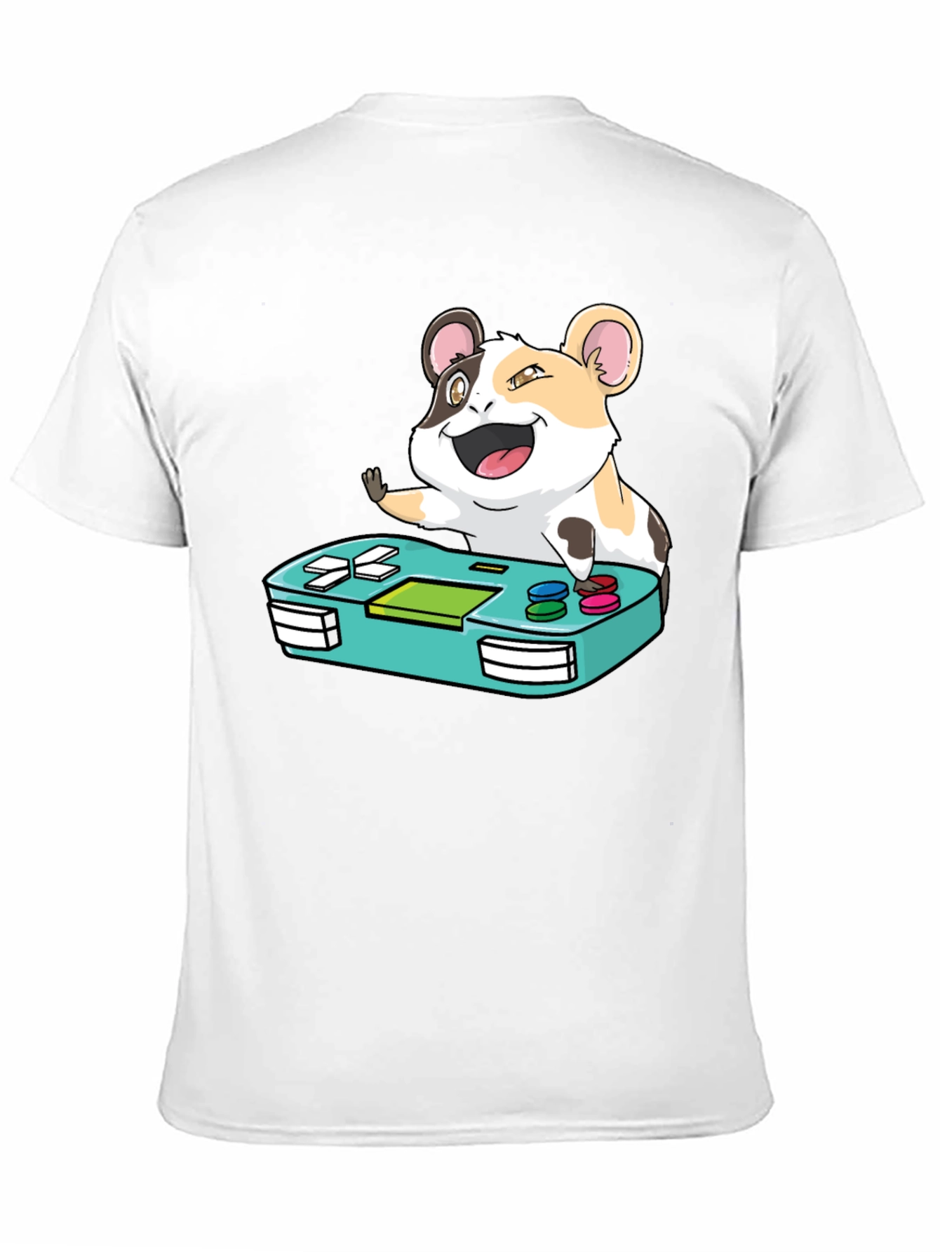 Black Hamster Gamer T-Shirt - Cute Gaming Tee view 11
