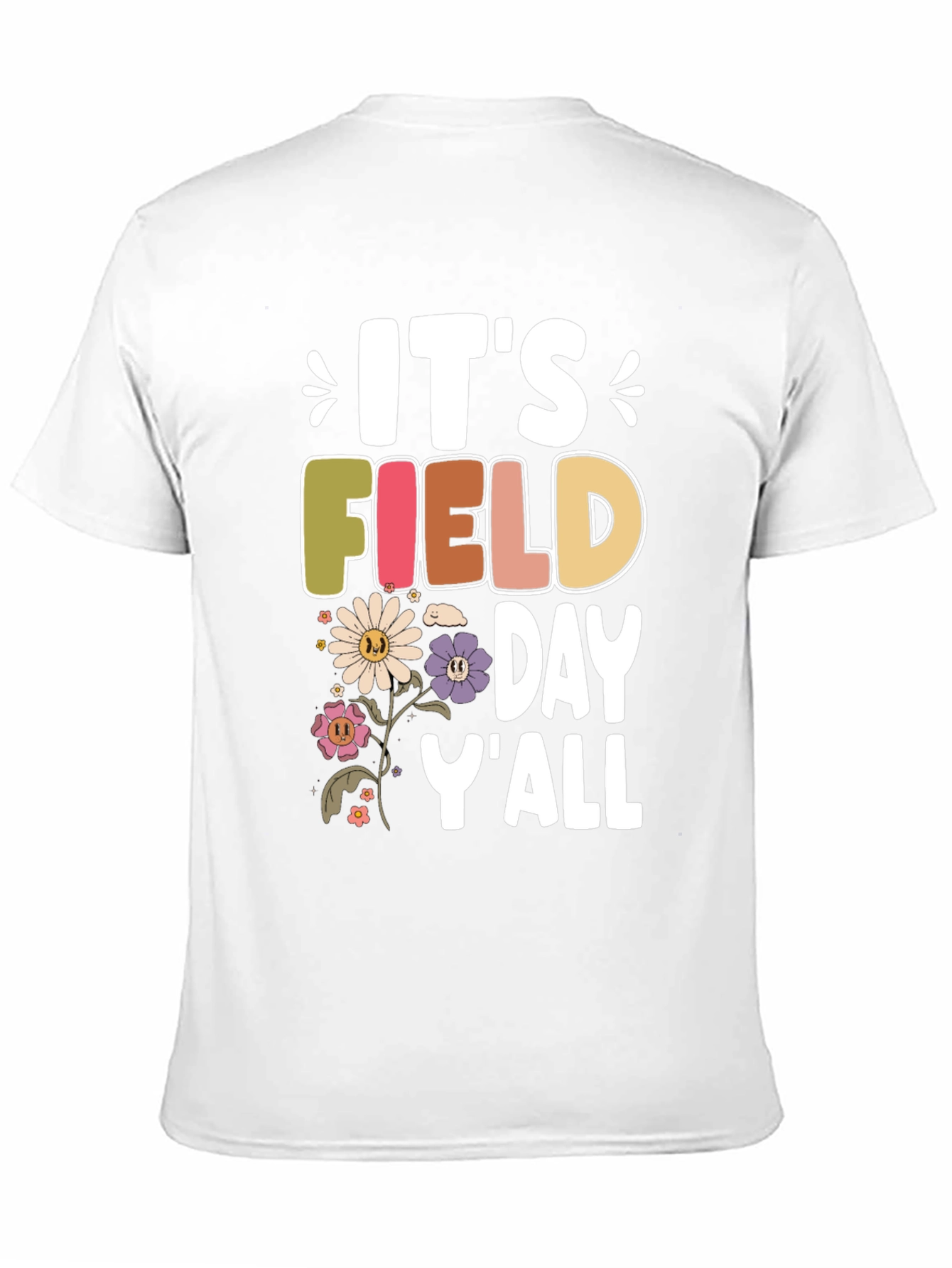 Black It's Field Day Y'all T-Shirt view 11