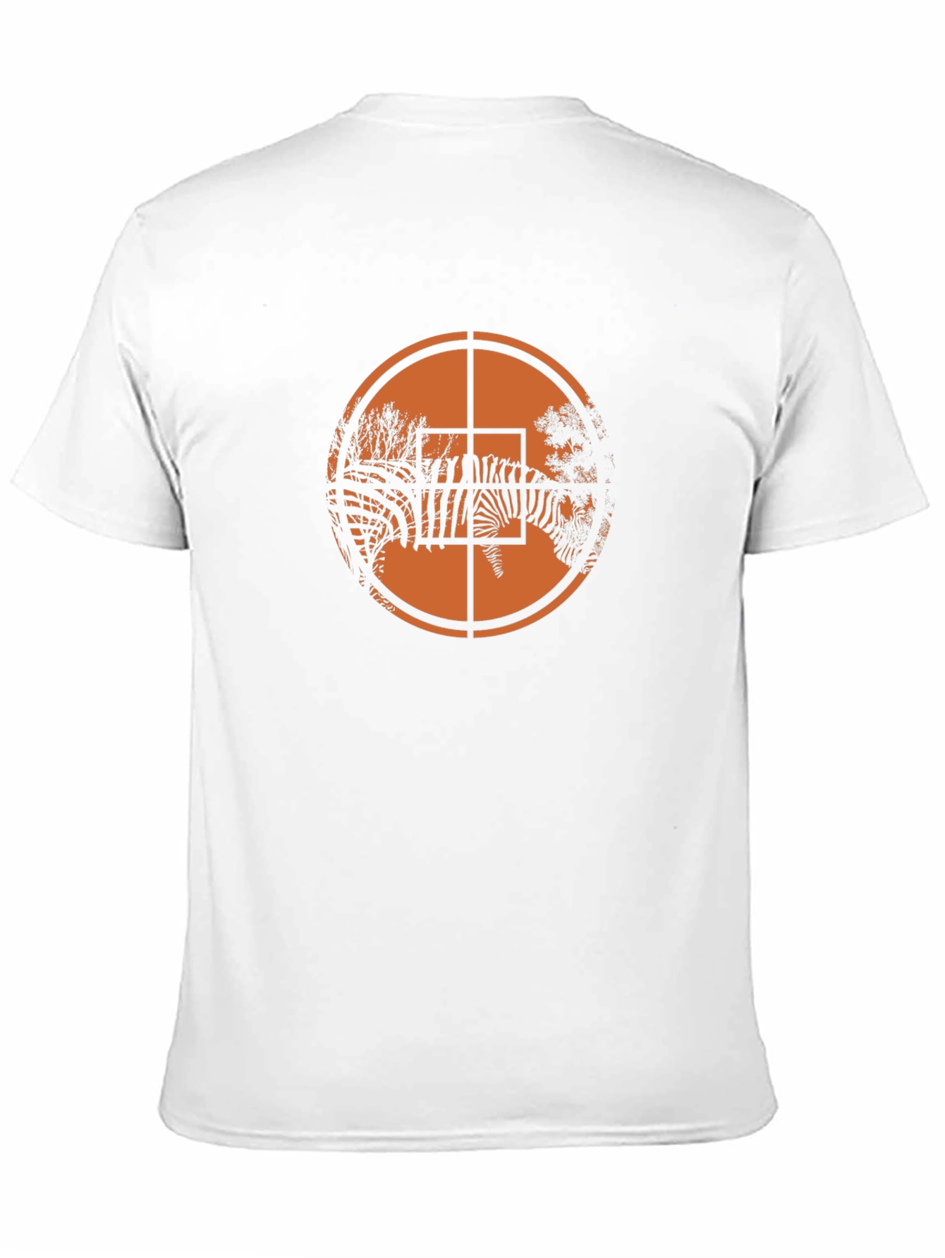 Black Zebra Target Graphic T-Shirt view 11