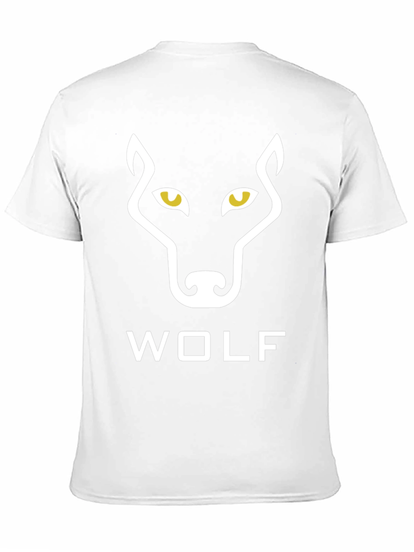 Black Wolf Graphic Print Black T-Shirt view 11