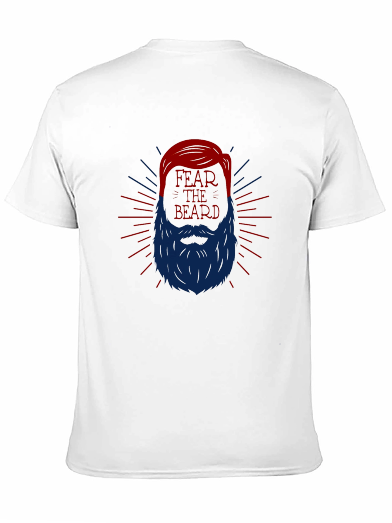 Black Fear the Beard Graphic Tee - Black view 11