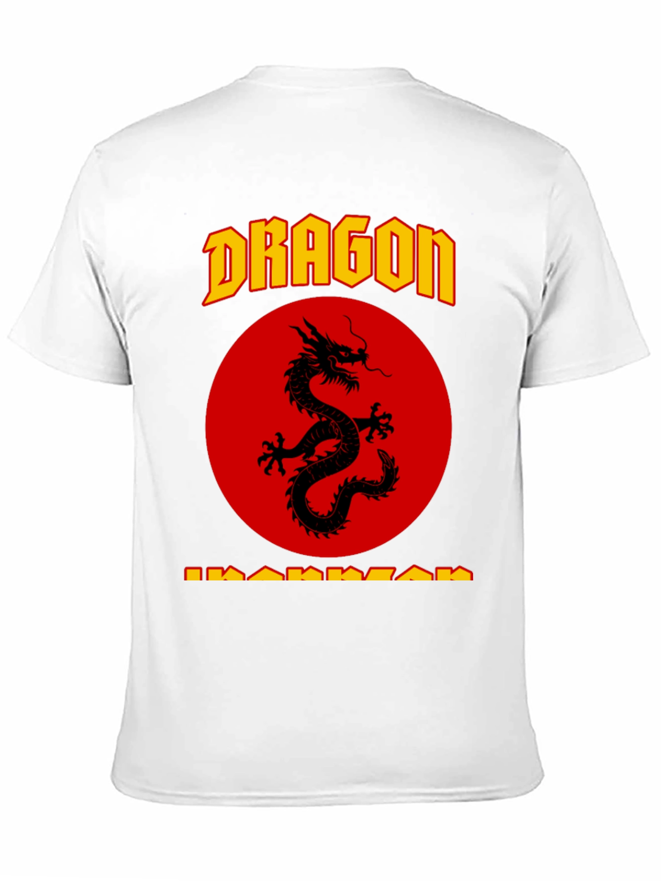 Black Dragon Warrior Graphic T-Shirt - Black view 11