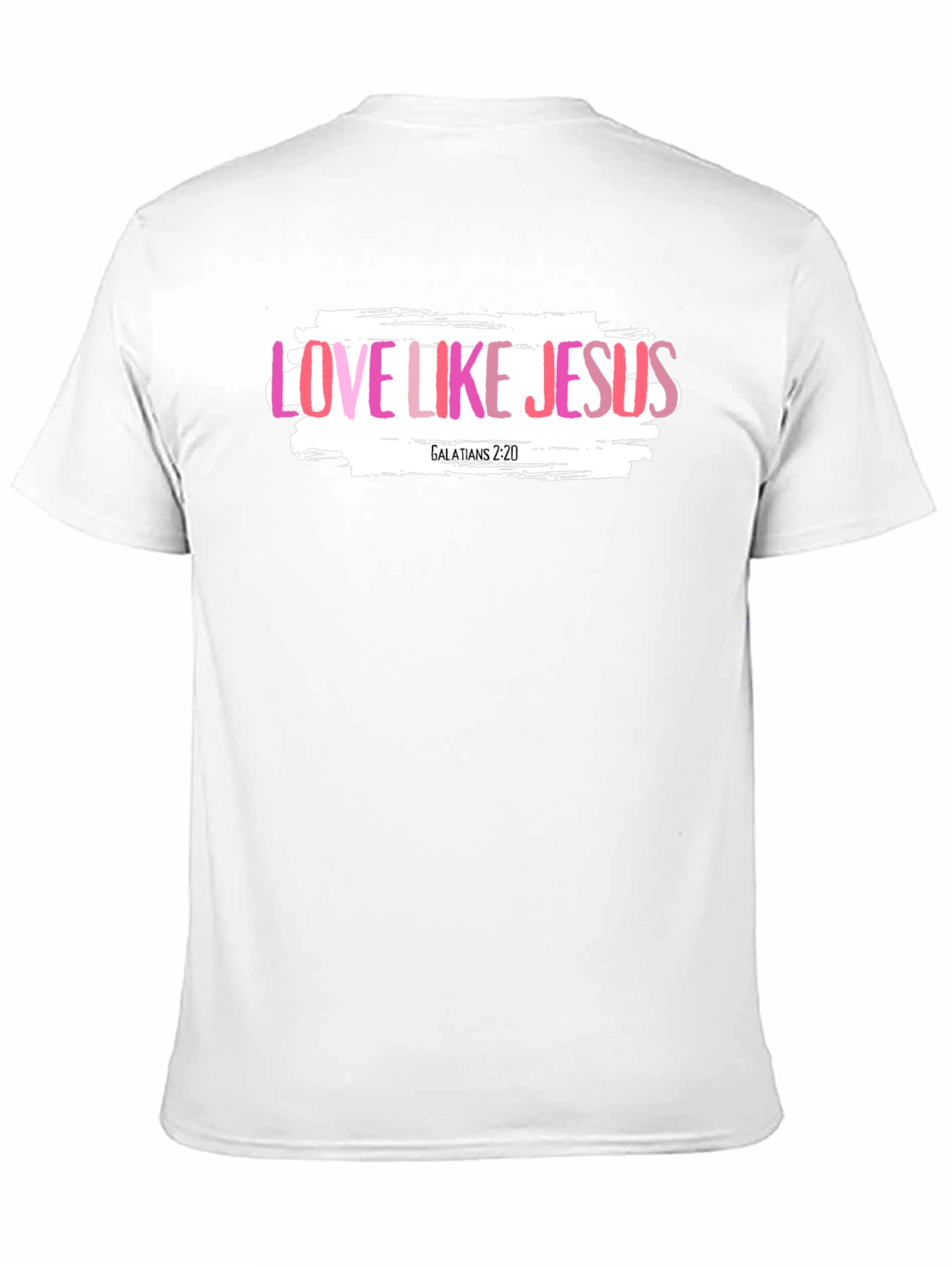 Black Love Like Jesus T-Shirt - Black view 11