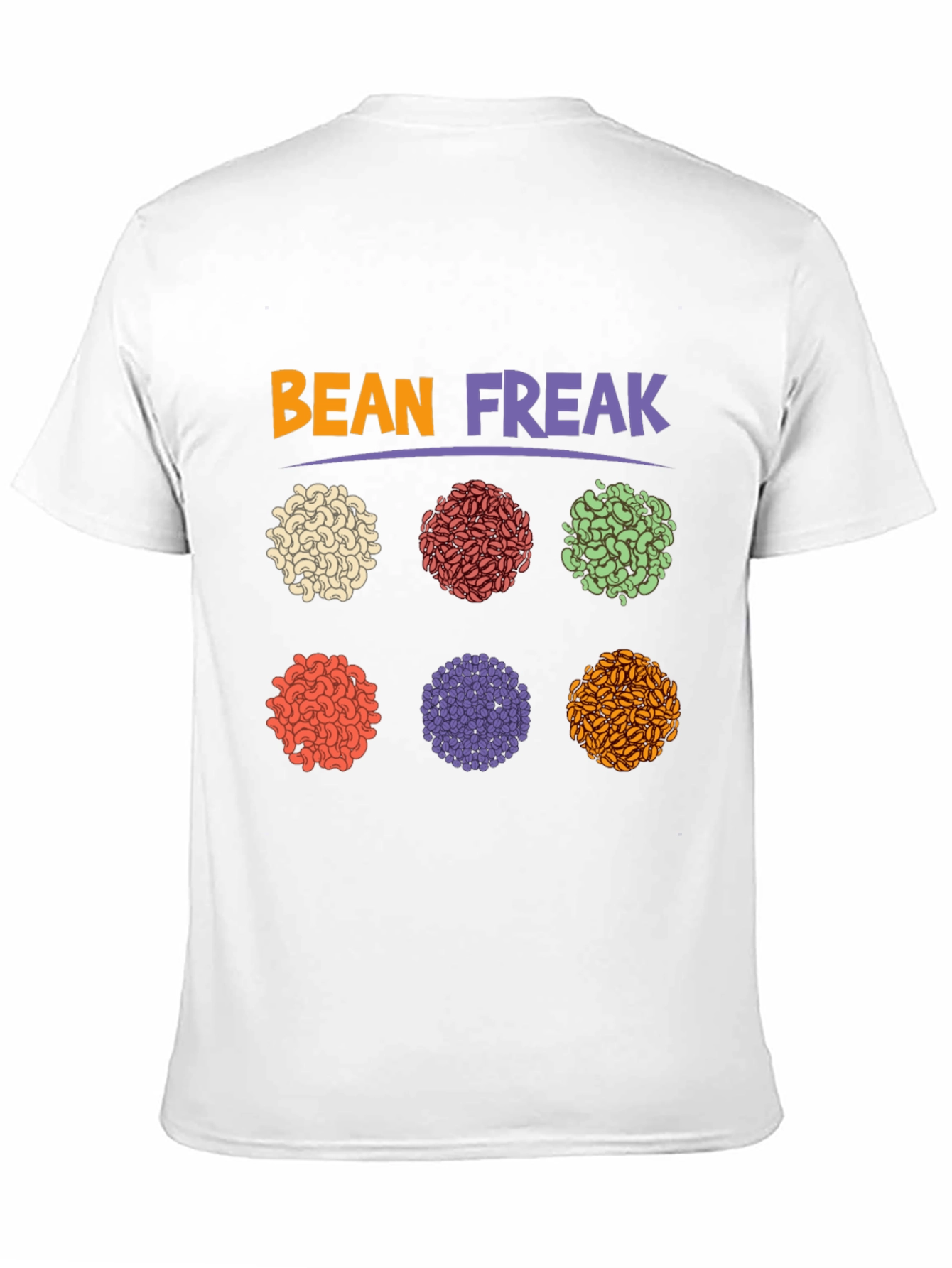 Black Bean Freak Graphic T-Shirt - Casual Wear view 11