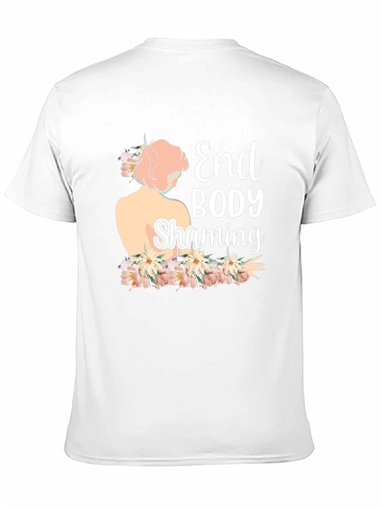 Black End Body Shaming Graphic Tee - Empowering Black T-Shirt view 11