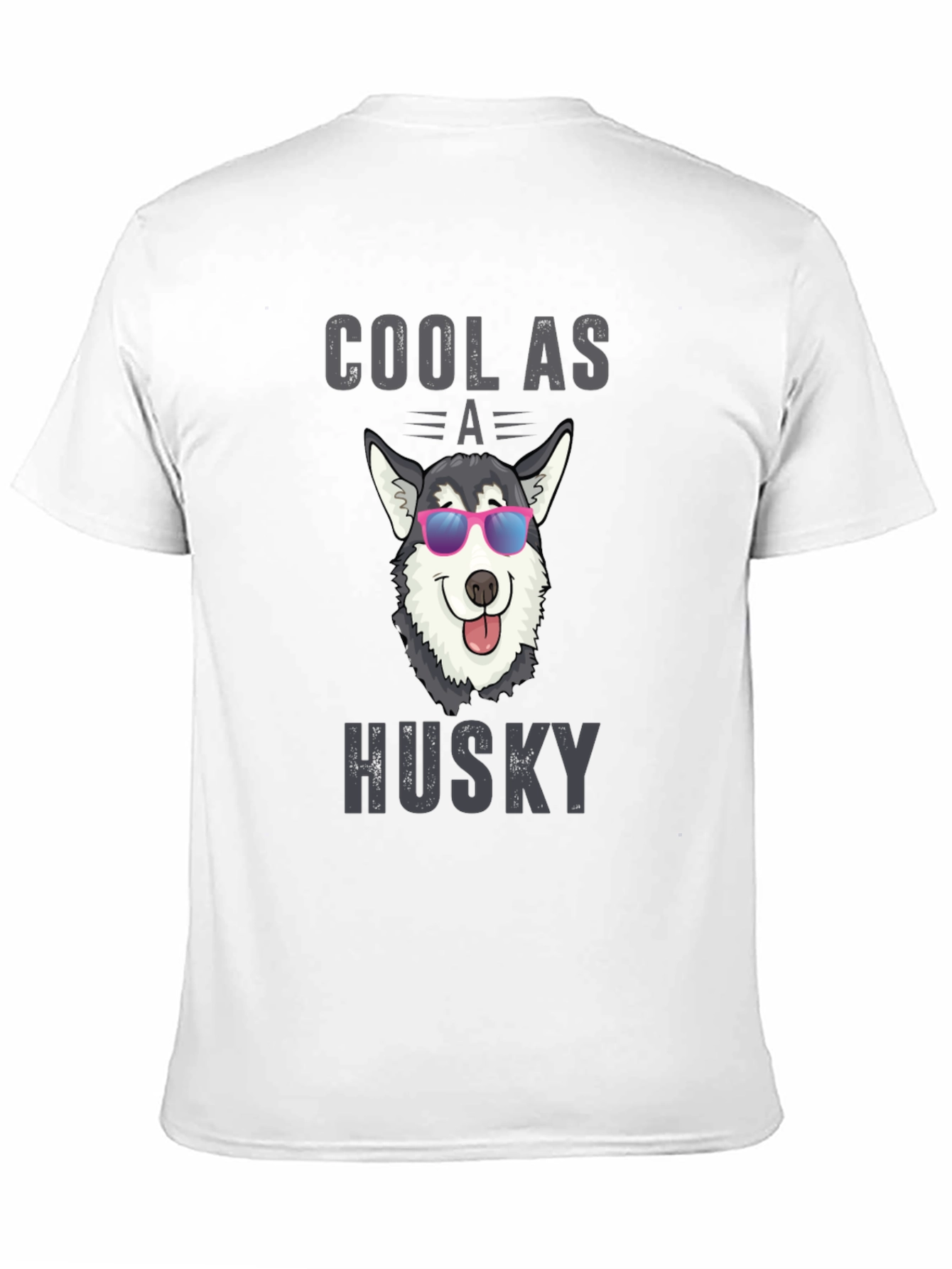 Black Cool as a Husky Graphic T-Shirt view 11