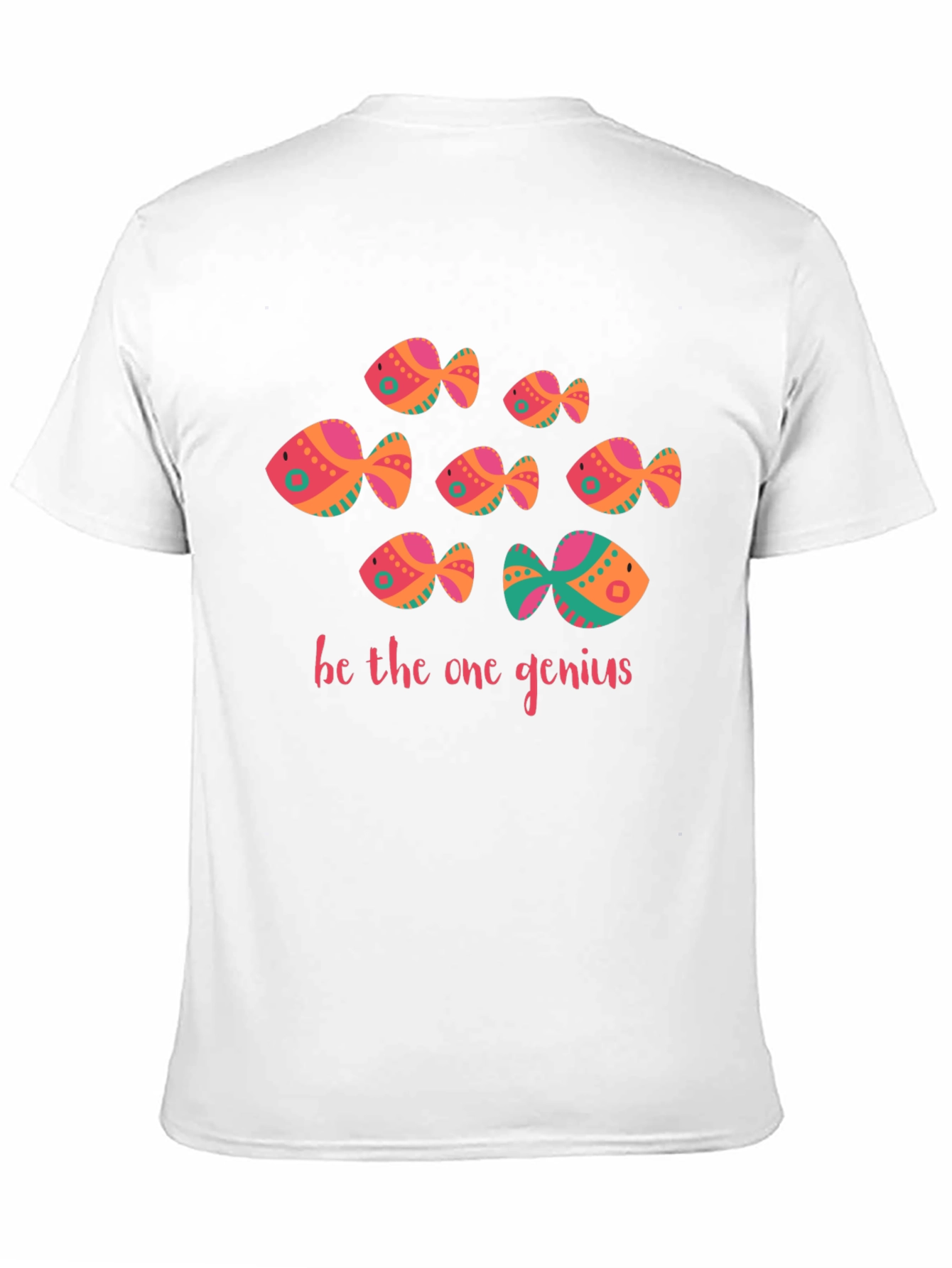 Black Be The One Genius Fish Graphic Tee - Black view 11
