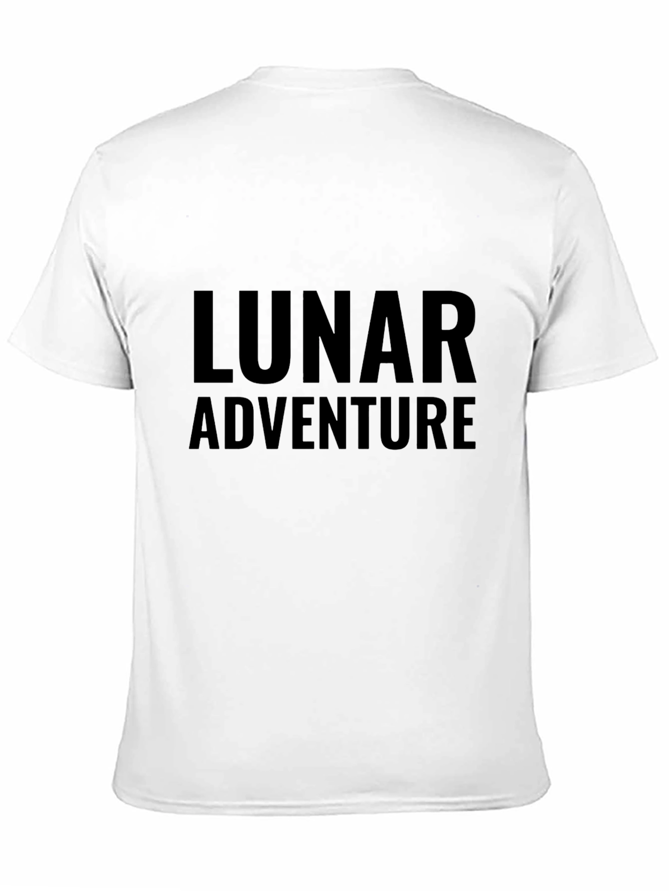 Black Lunar Adventure Black T-Shirt view 11