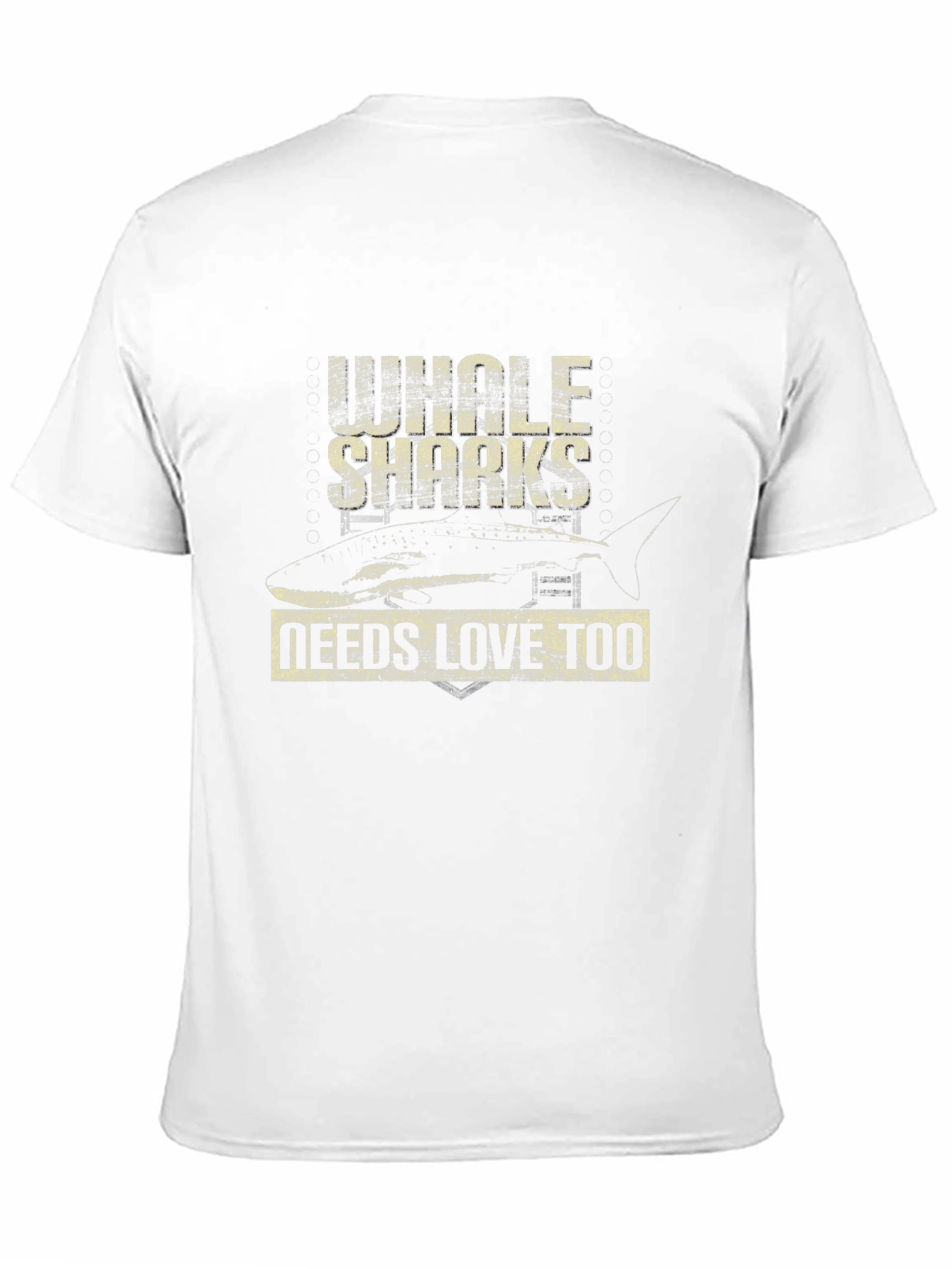 Black Whole Sharks Needs Love Too Graphic T-Shirt view 11