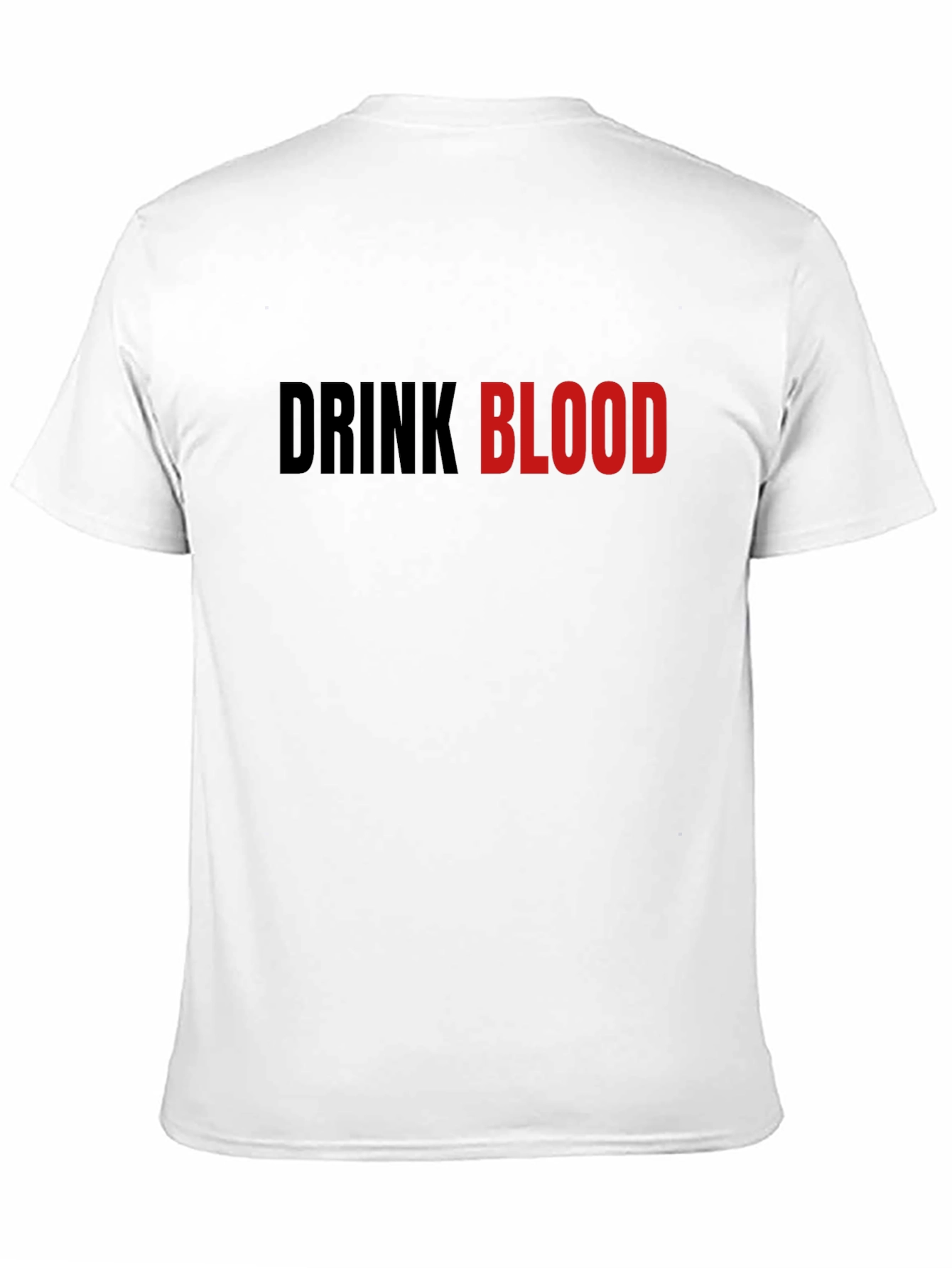 Black Drink Blood Graphic Tee - Edgy Vampire Style view 11