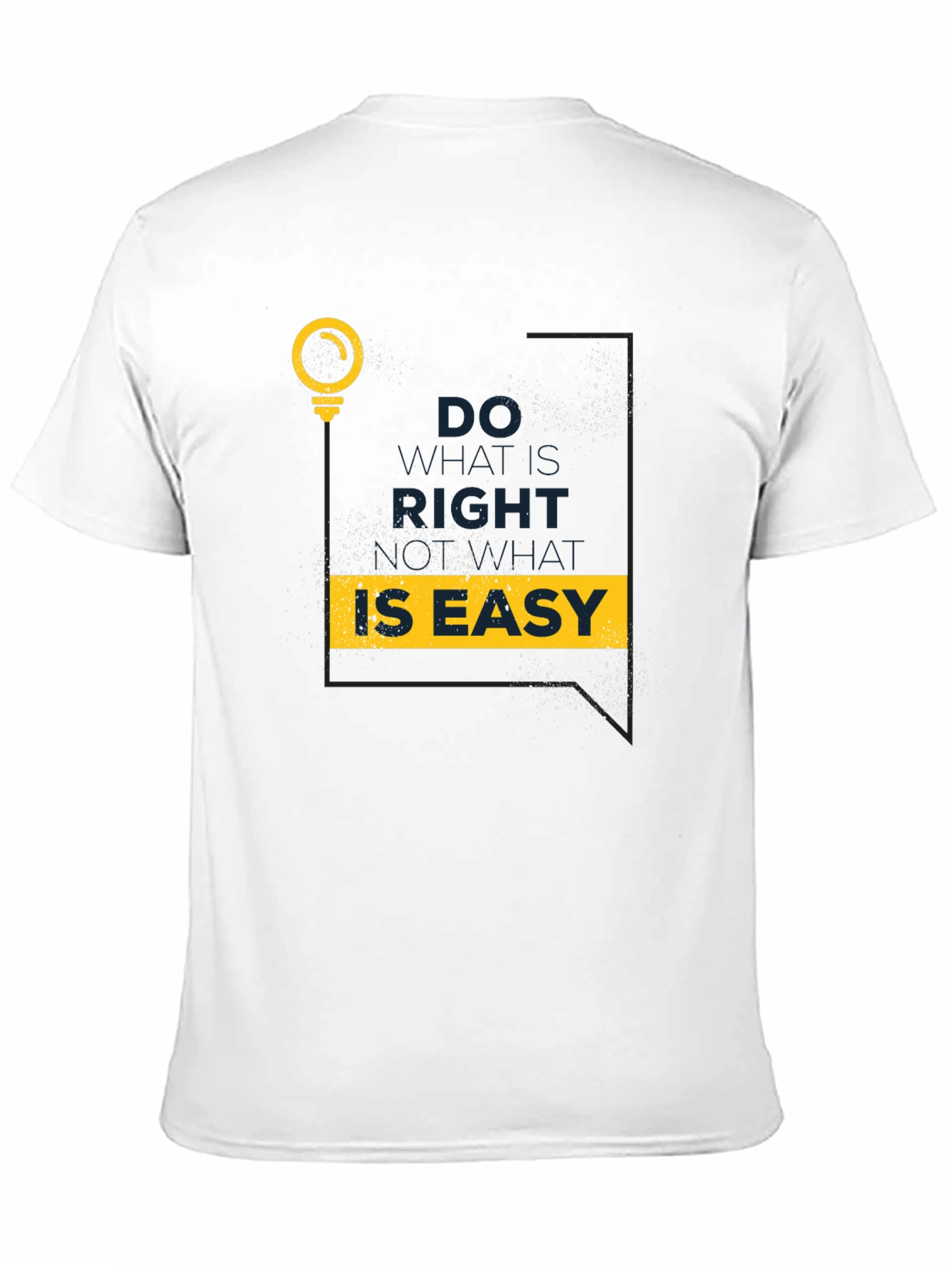 Black Motivational Graphic Tee: Do What Is Right view 11