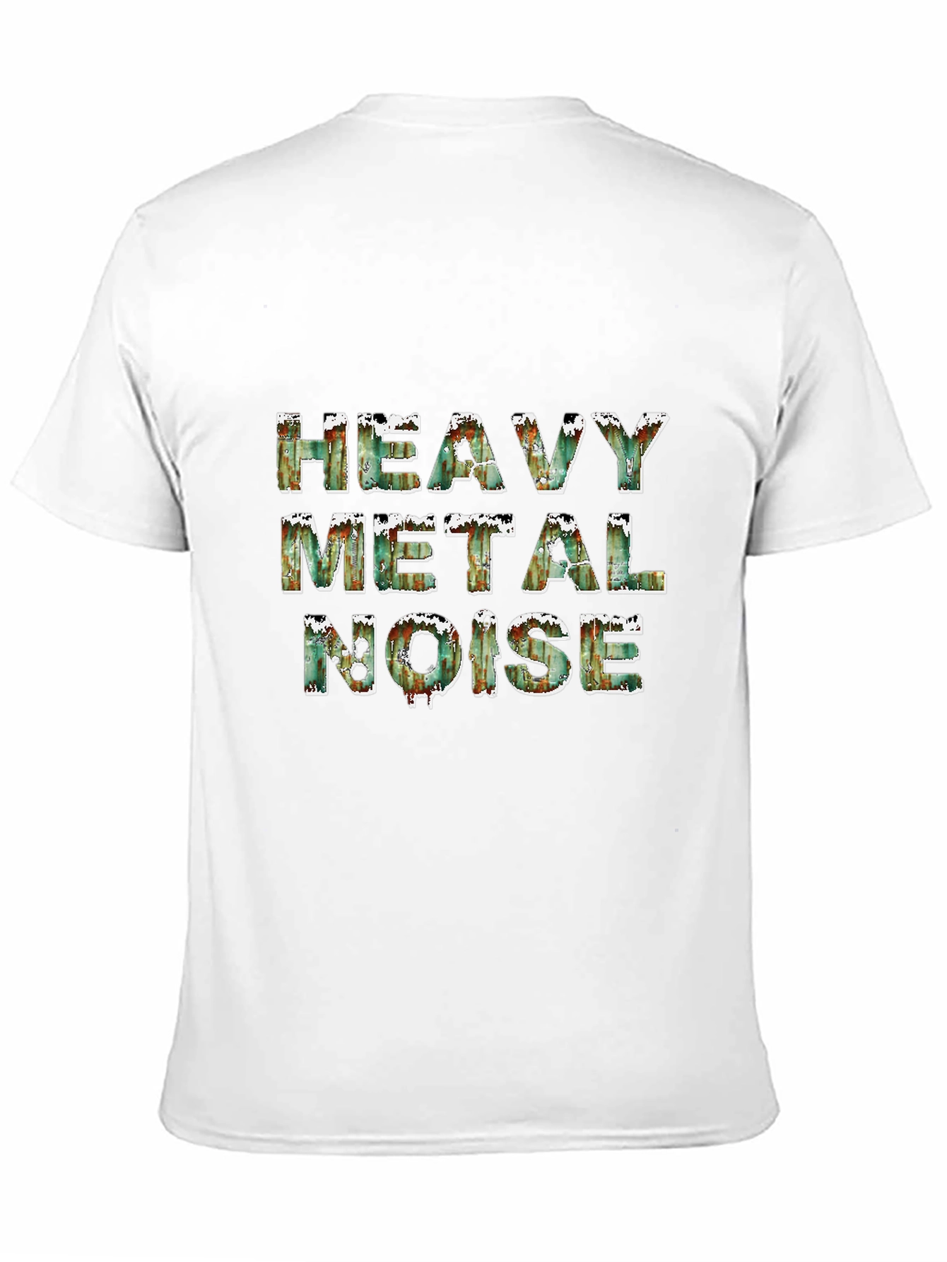 Black Heavy Metal Noise Black T-Shirt view 11