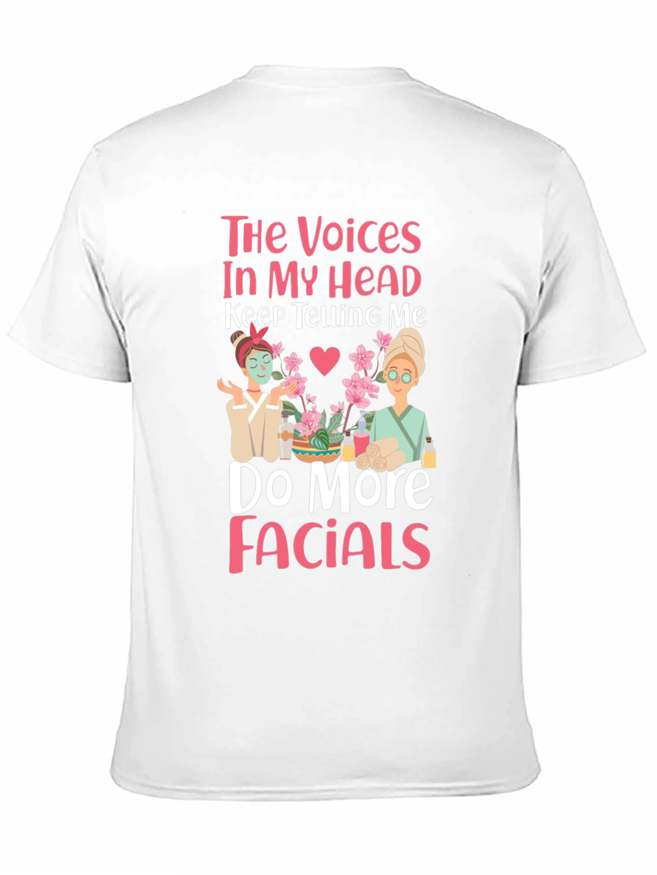 Black Voices in My Head Facials T-Shirt view 11