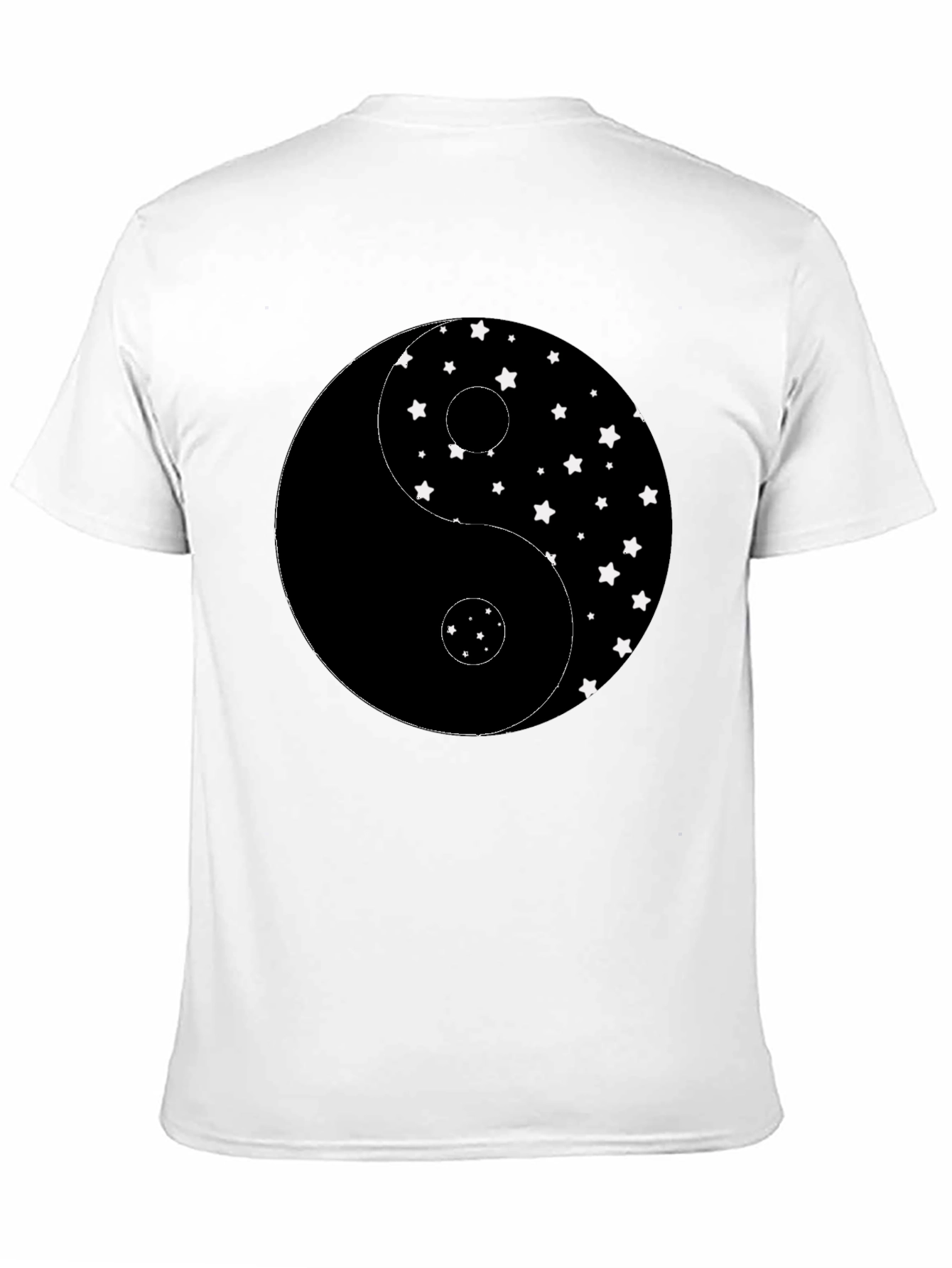 Black Yin Yang Star T-Shirt - Classic Balance, Modern Style view 11