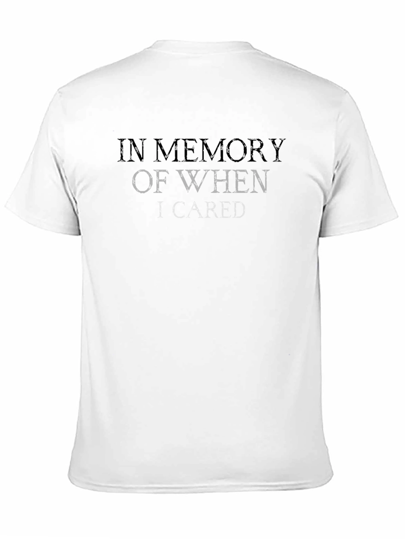 Black In Memory Of T-Shirt - Comfortable Cotton Tee view 11