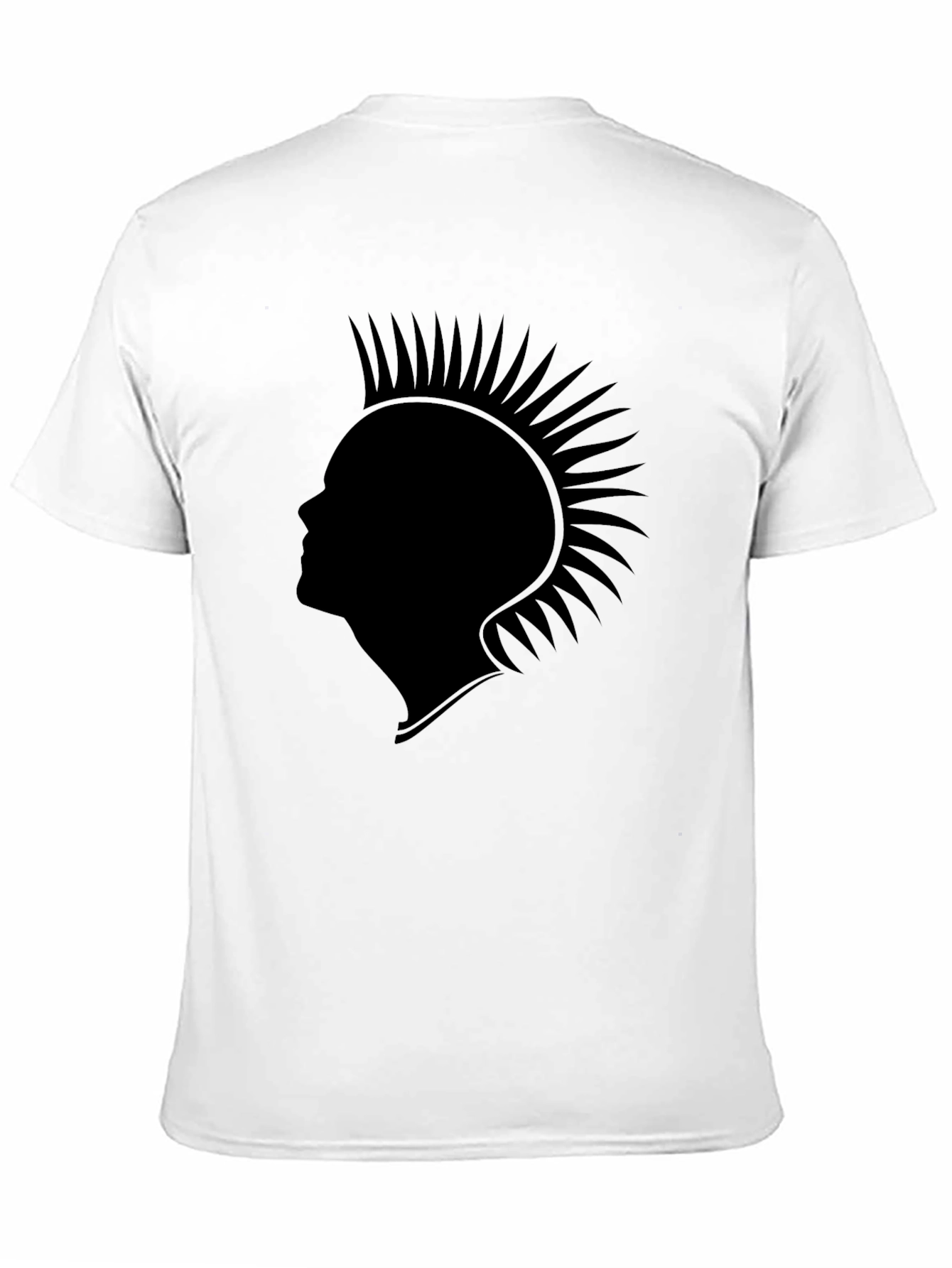 Black Punk Silhouette Graphic Tee - Classic Black view 11