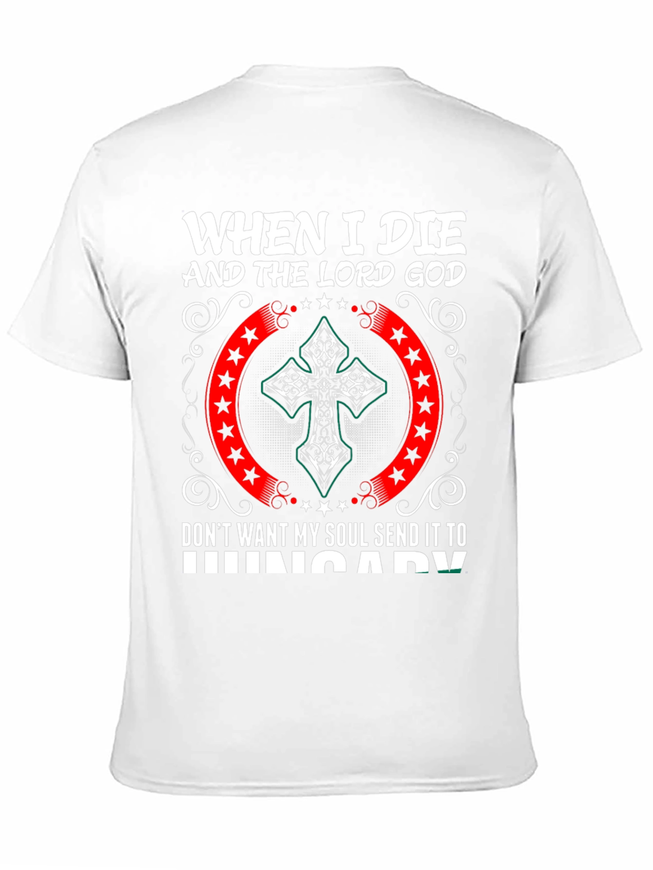 Black Funny Hungary T-Shirt - When I Die view 11