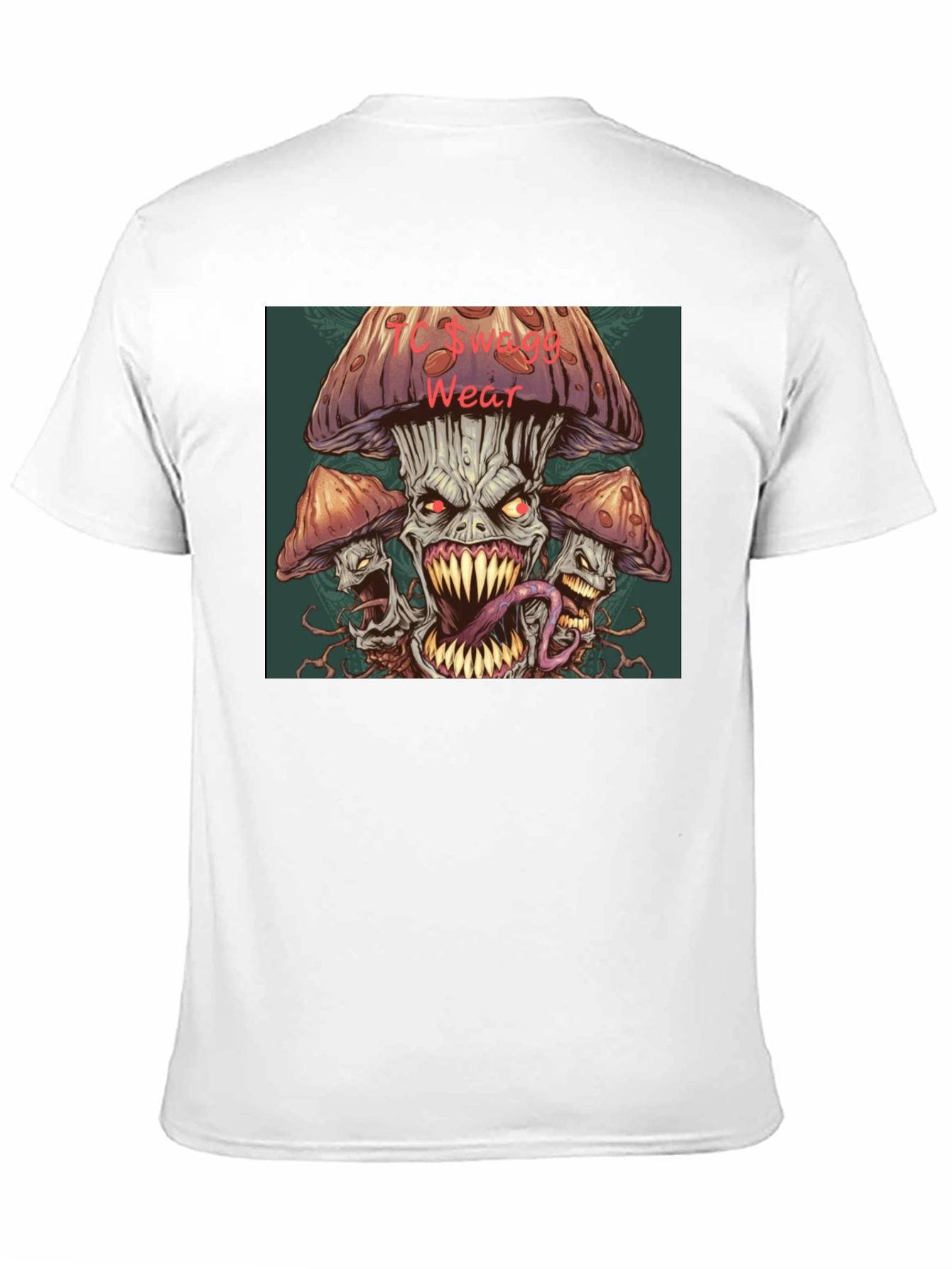 Black Monster Mushroom Graphic Tee view 11