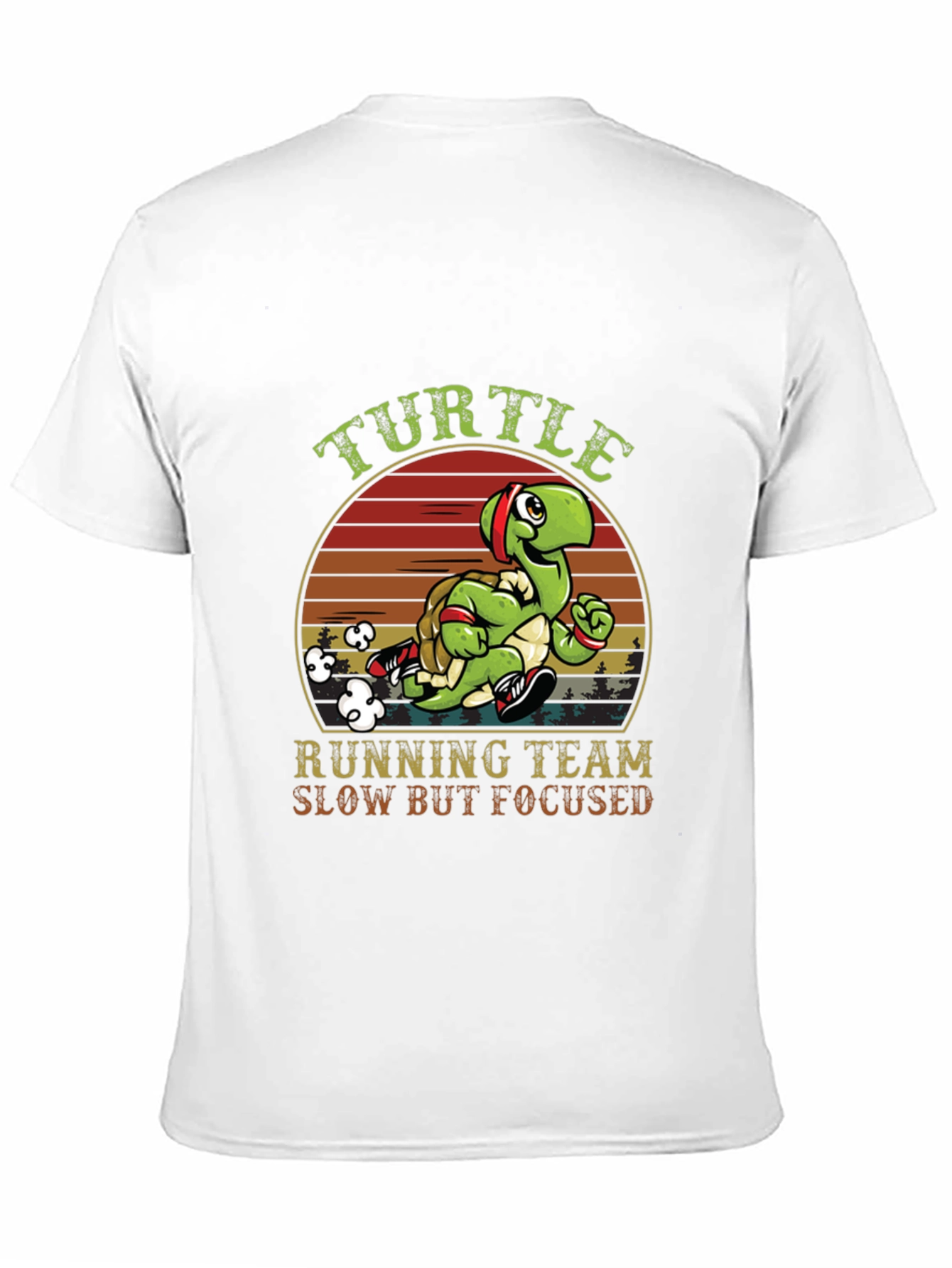 Black Turtle Running Team T-Shirt view 11