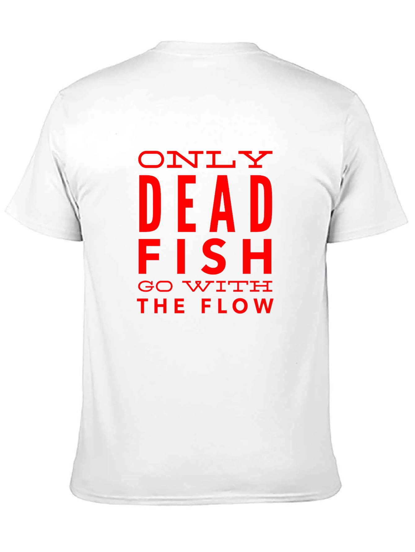 Black Only Dead Fish Go with the Flow Graphic T-Shirt view 11