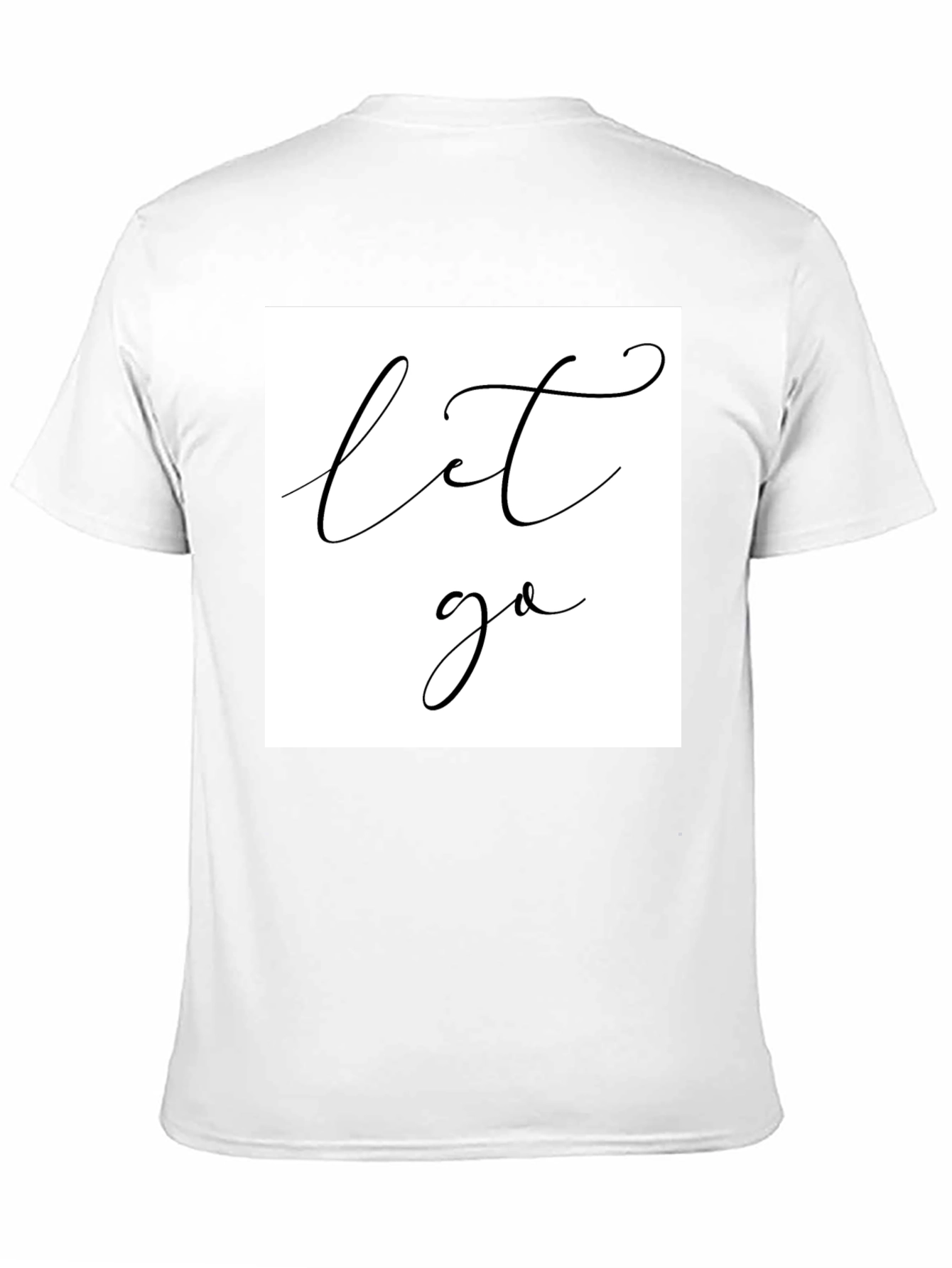 Black Let Go Graphic Tee - Black view 11