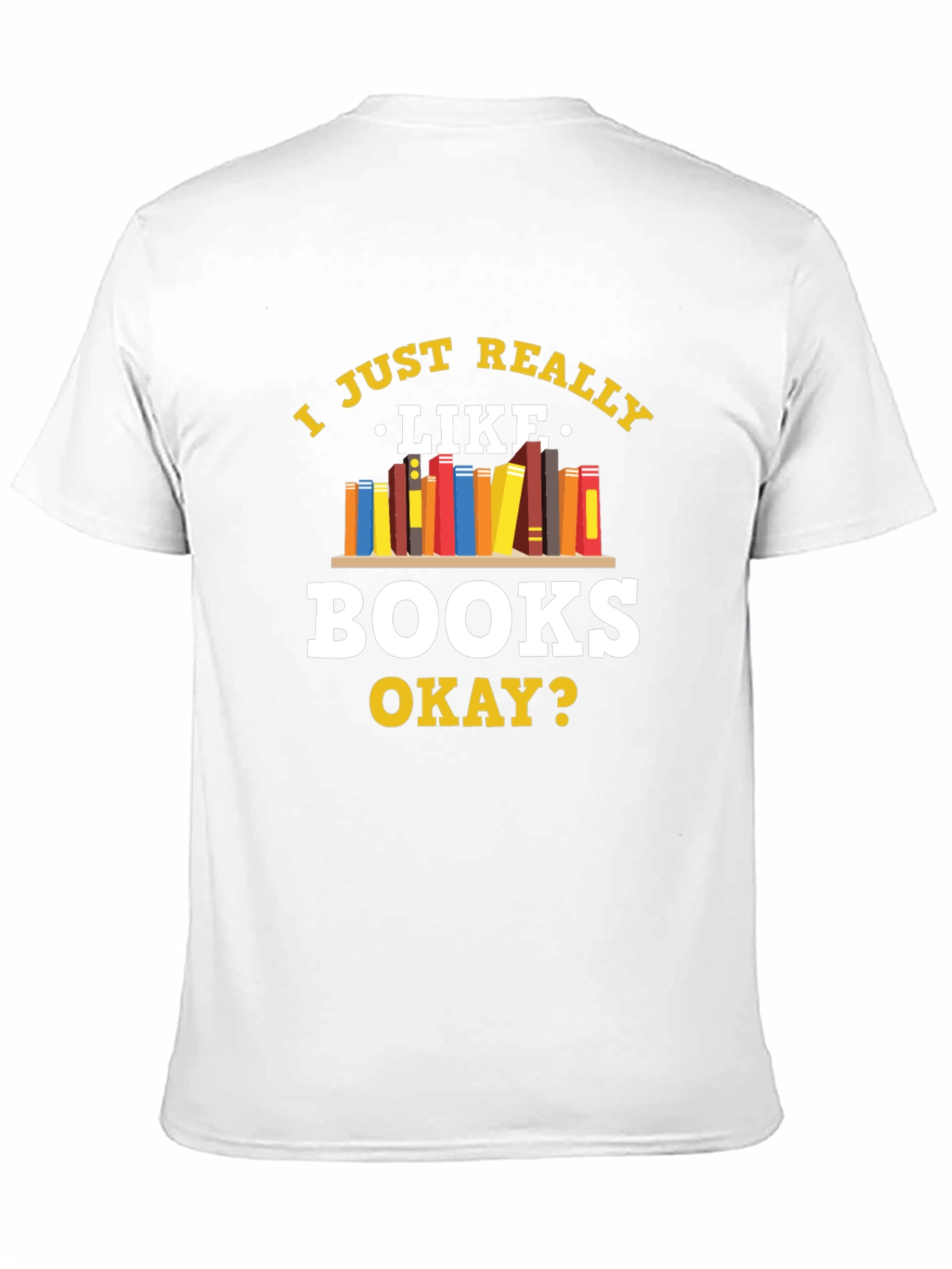 Black Book Lover's Tee: I Just Really Like Books view 11