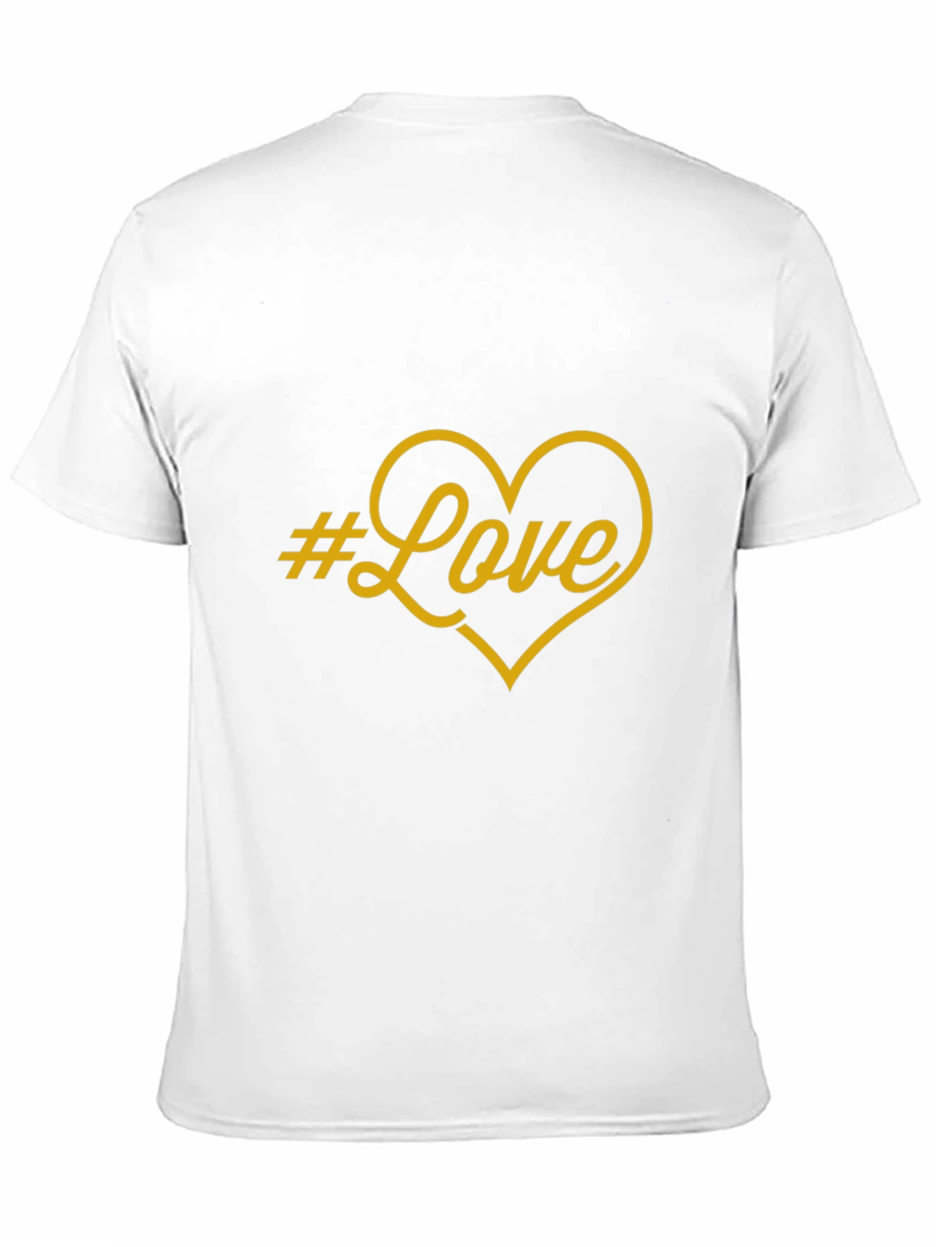 Black #Love Heart Graphic Print Black T-Shirt view 11