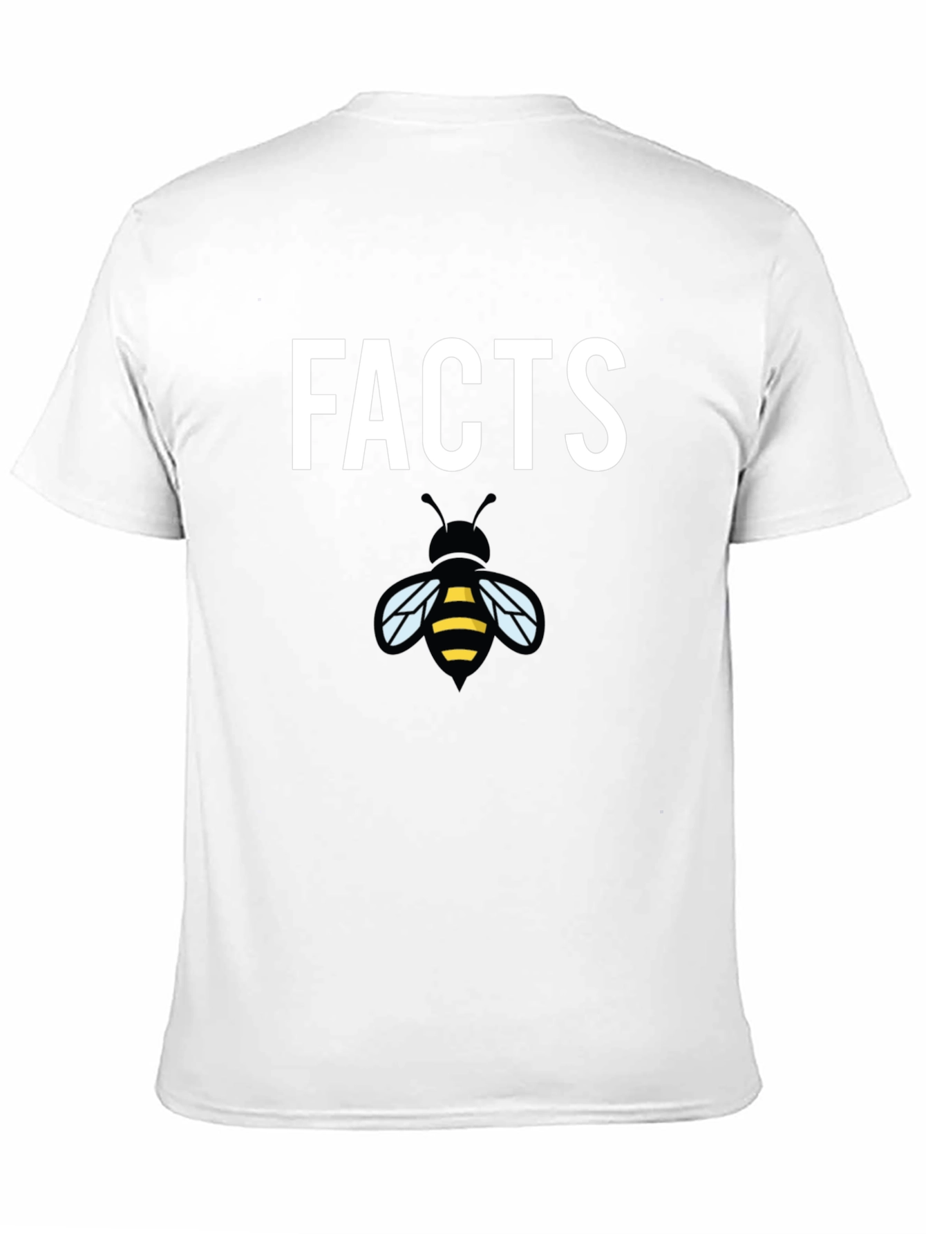 Black Facts Bee T-Shirt - Funny Graphic Tee for Men view 11