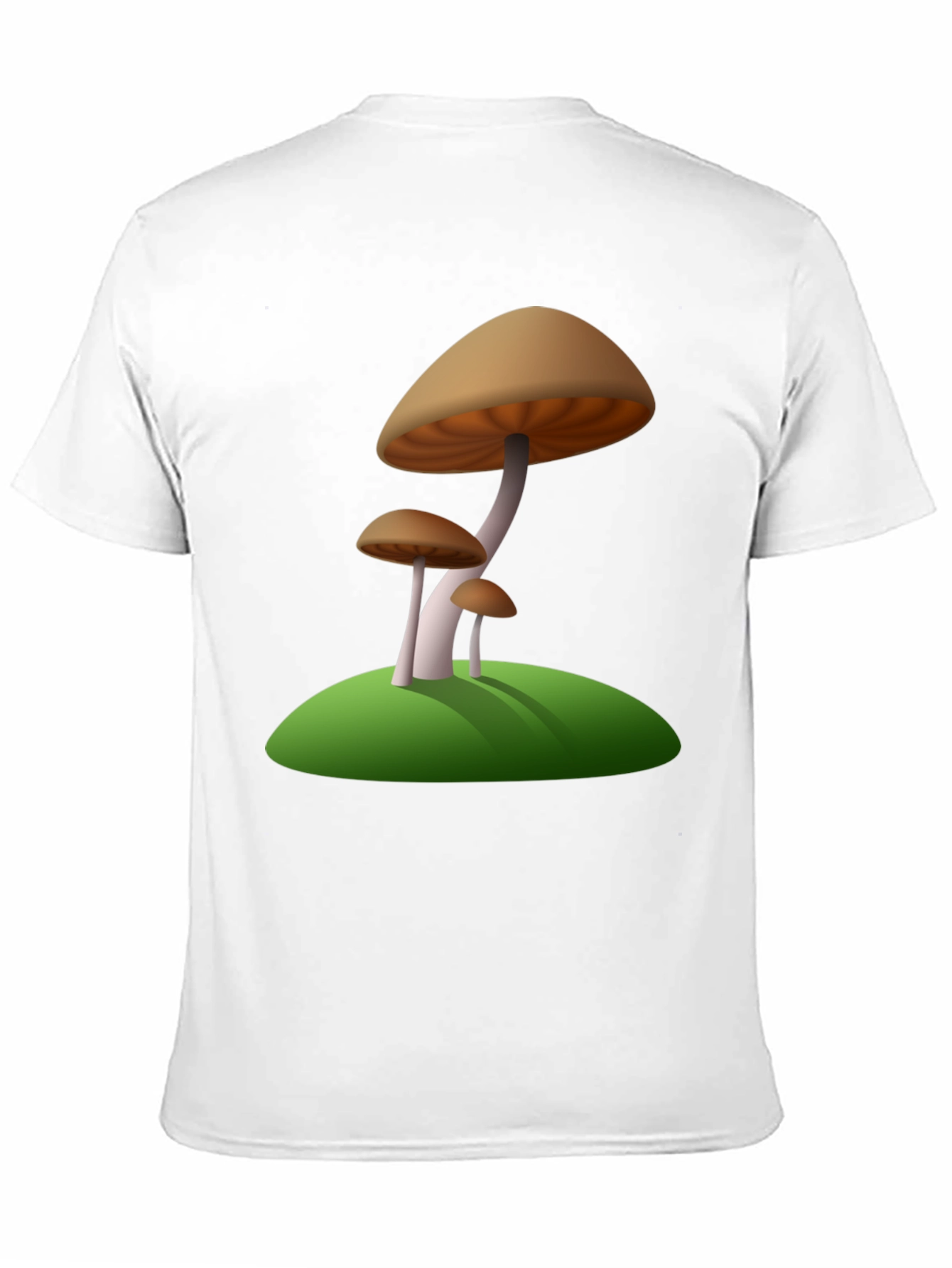 Black Mushroom Graphic Tee - Nature Inspired Design view 11